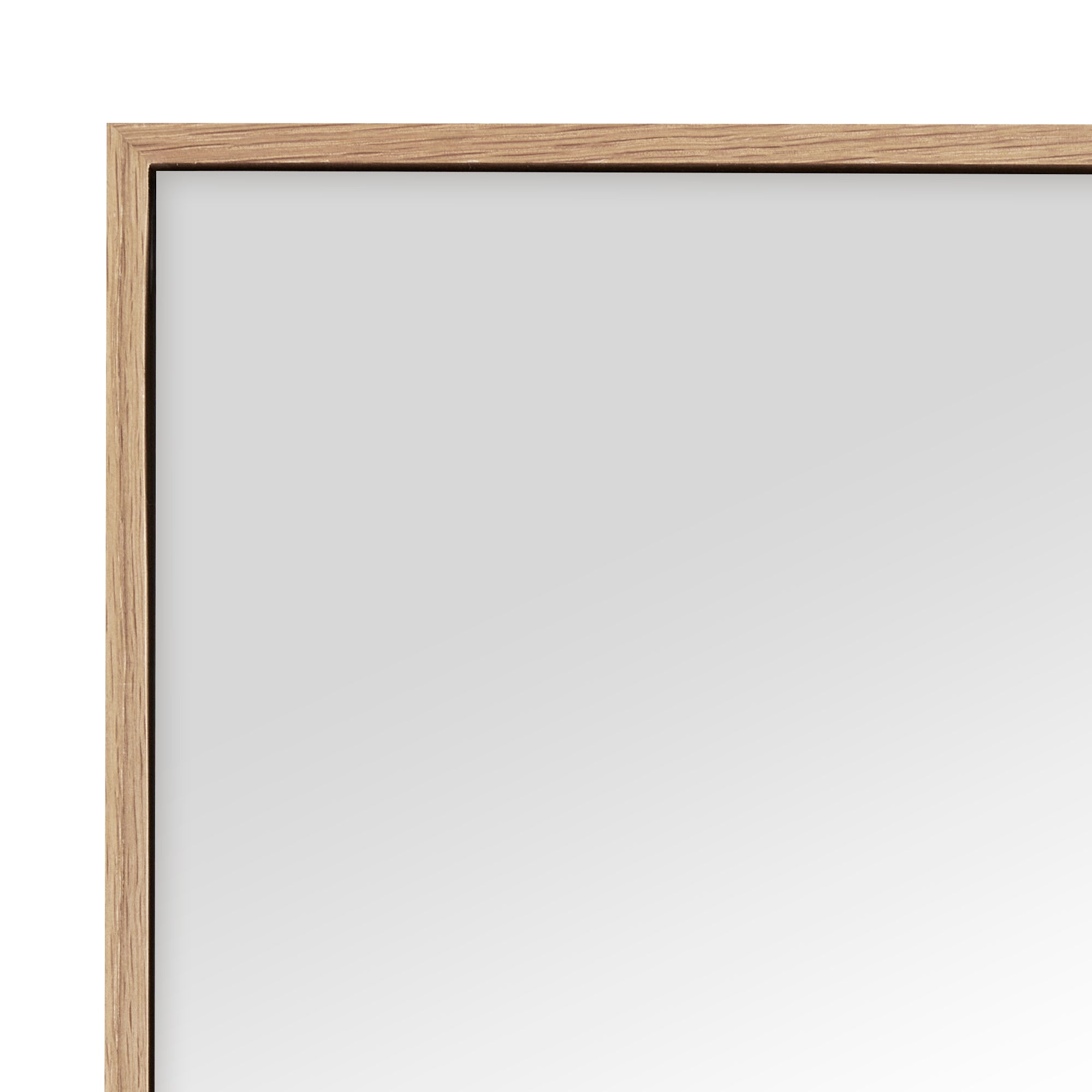 Oakleigh 180cm Rectangle Solid Oak Mirror Natural