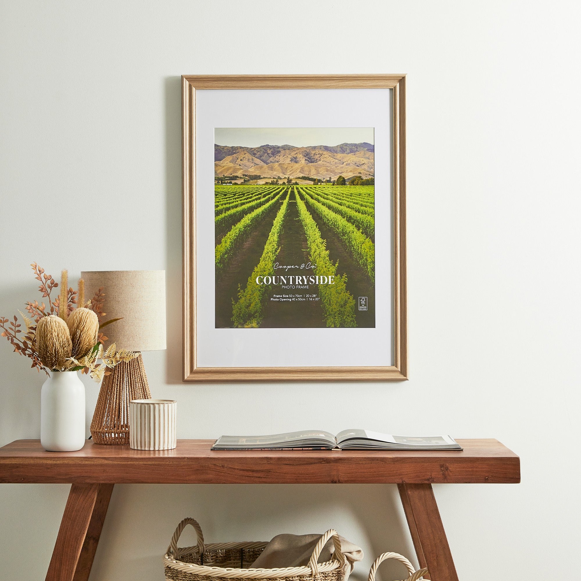 50x70cm Mat to 40x50cm Countryside Photo Frame