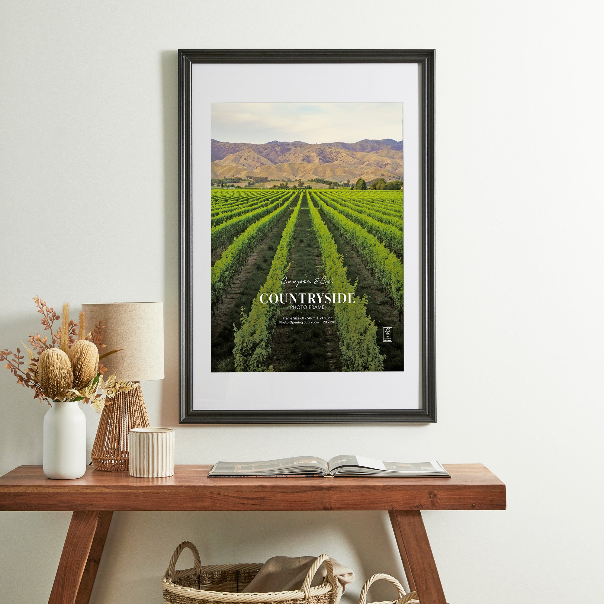 60x90 Mat to 50x70 Countryside Photo Frame