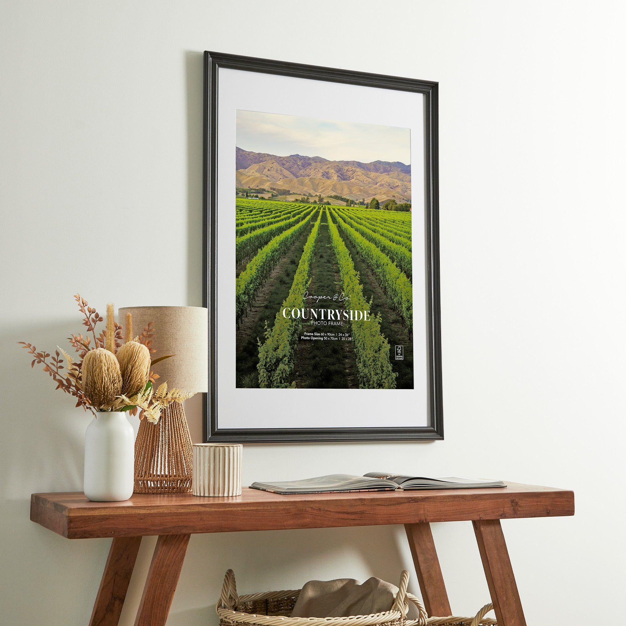 60x90 Mat to 50x70 Countryside Photo Frame