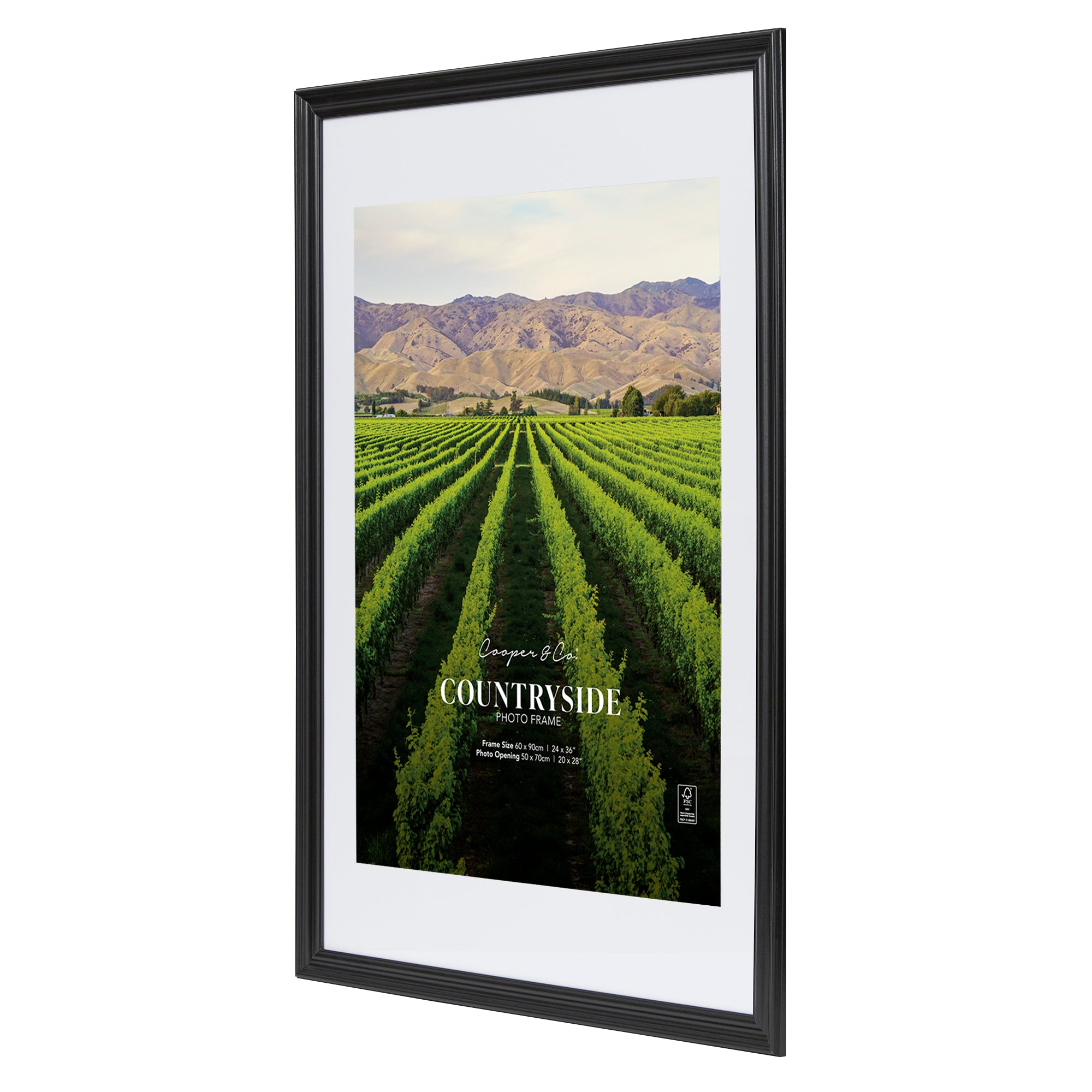 60x90 Mat to 50x70 Countryside Photo Frame