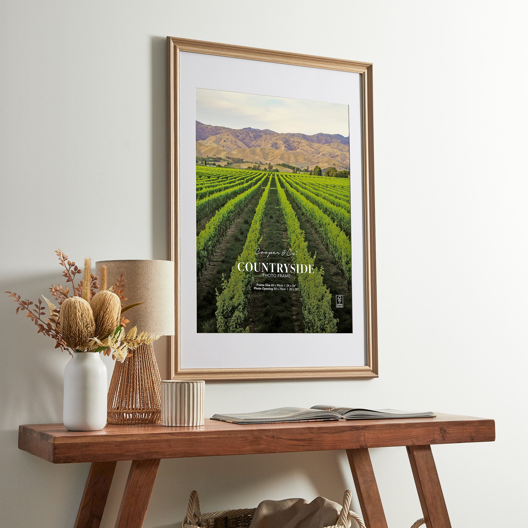 60x90 Mat to 50x70 Countryside Photo Frame