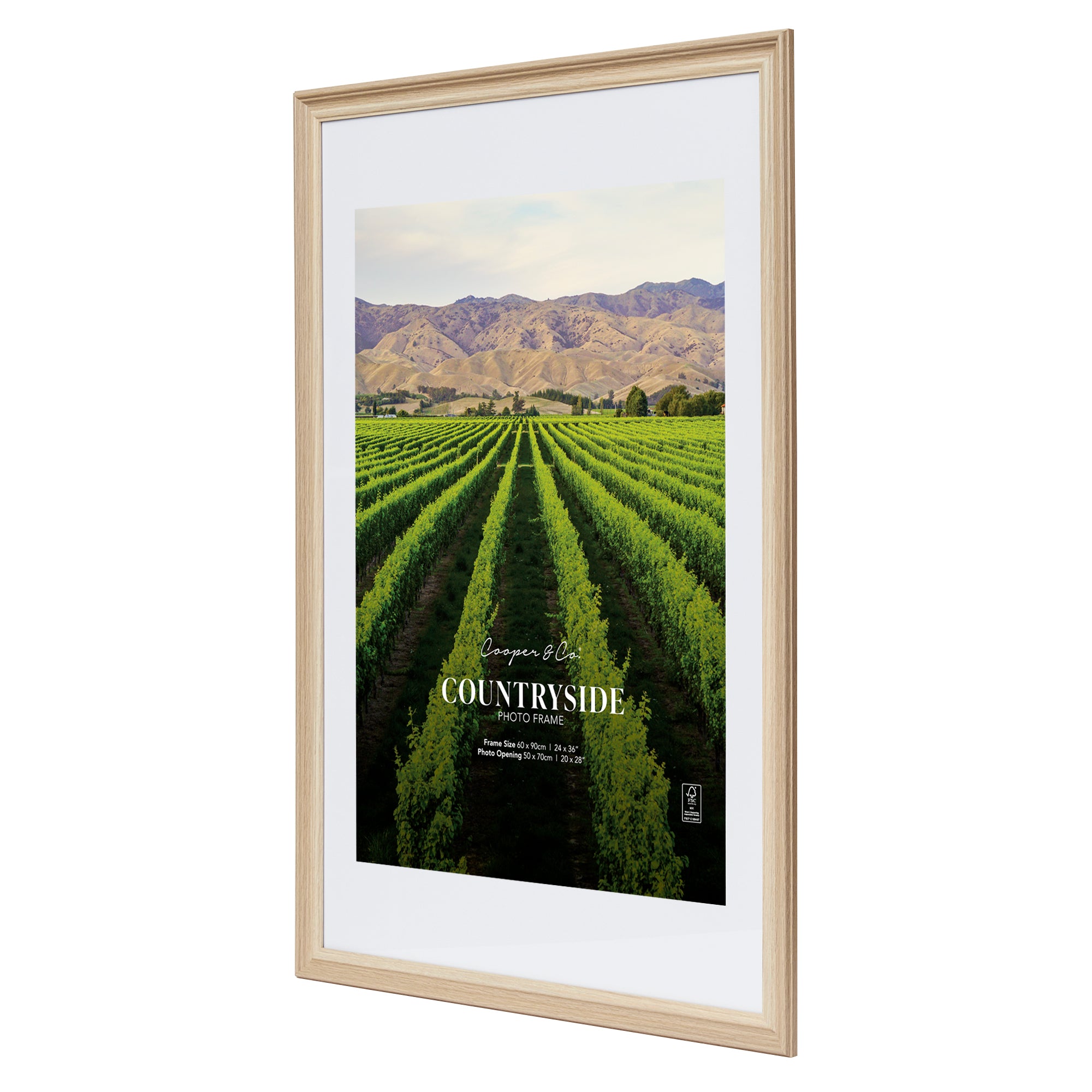 60x90 Mat to 50x70 Countryside Photo Frame