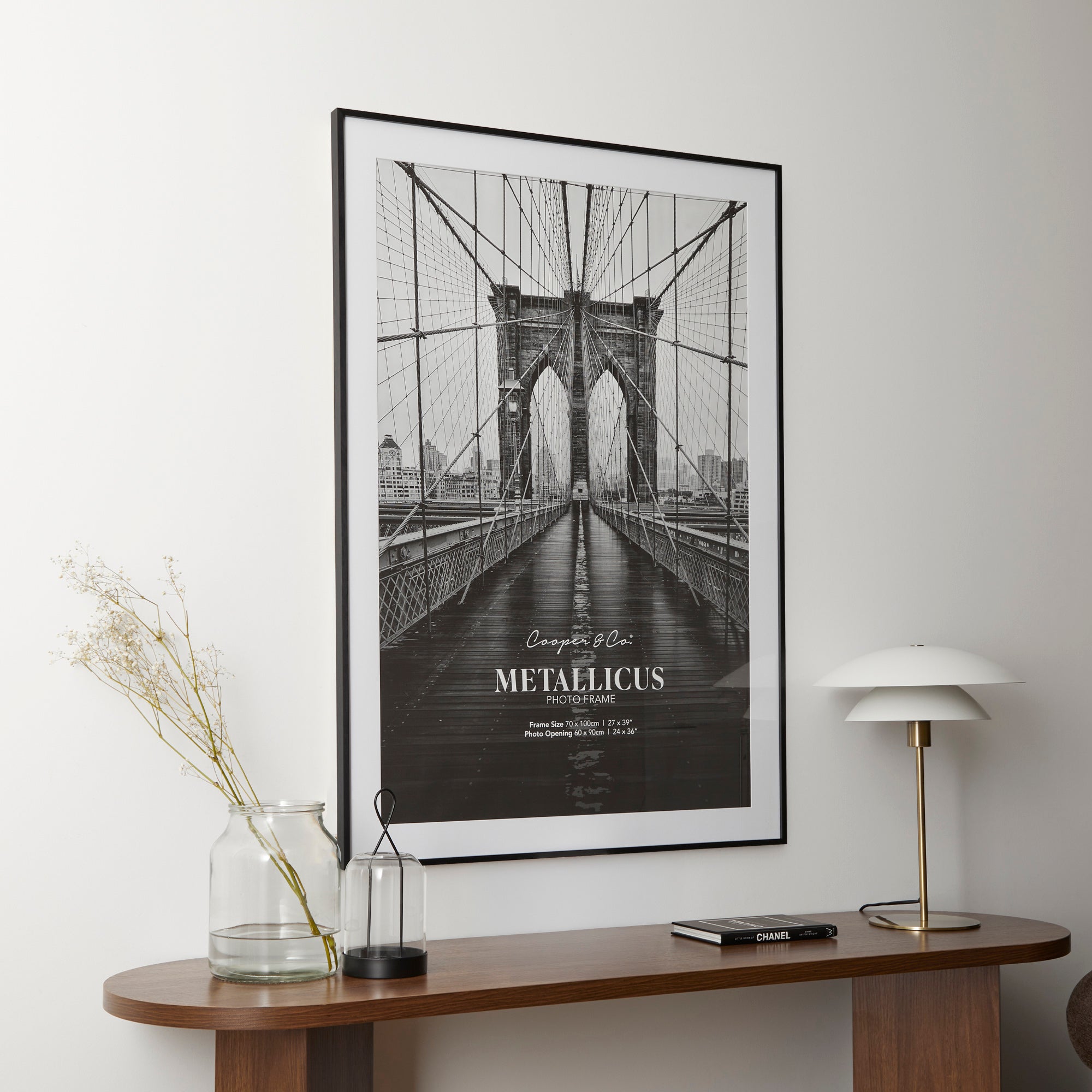 70x100cm Mat to 60x90cm Premium Metal Photo Frame
