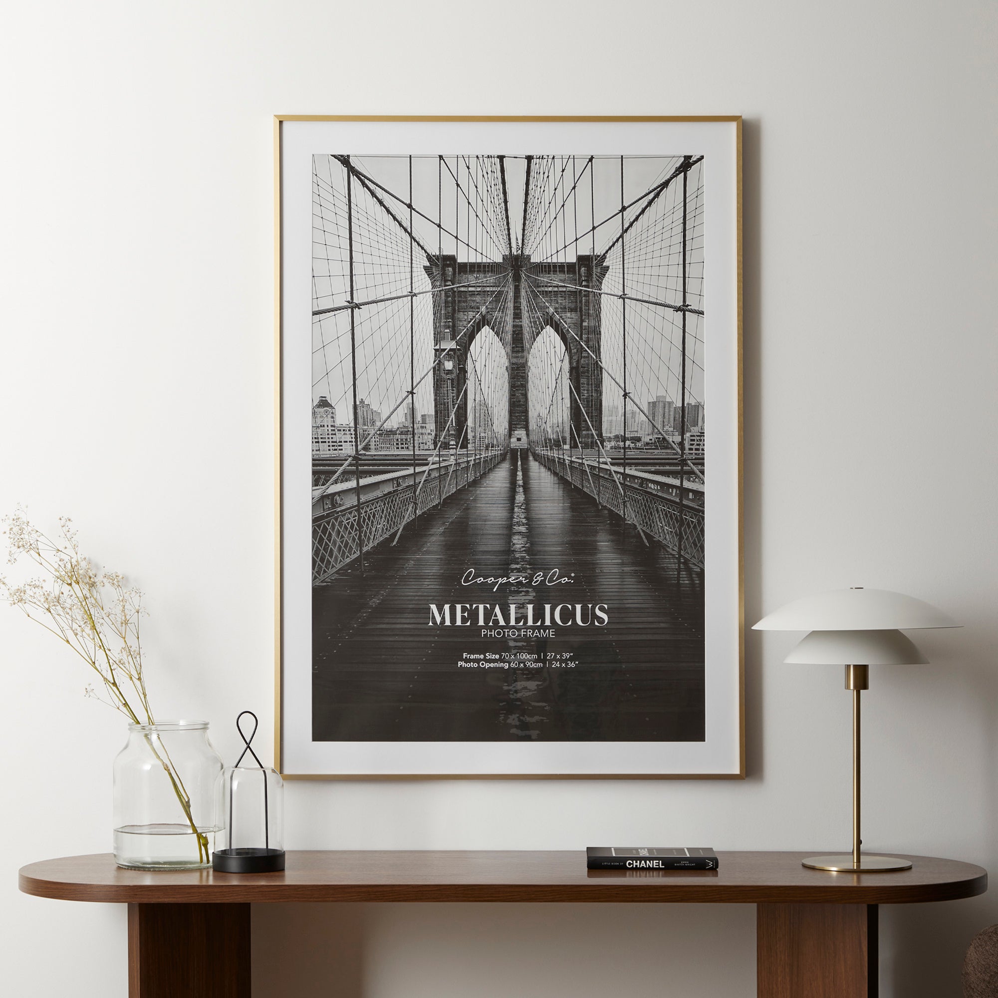 70x100cm Mat to 60x90cm Premium Metal Photo Frame