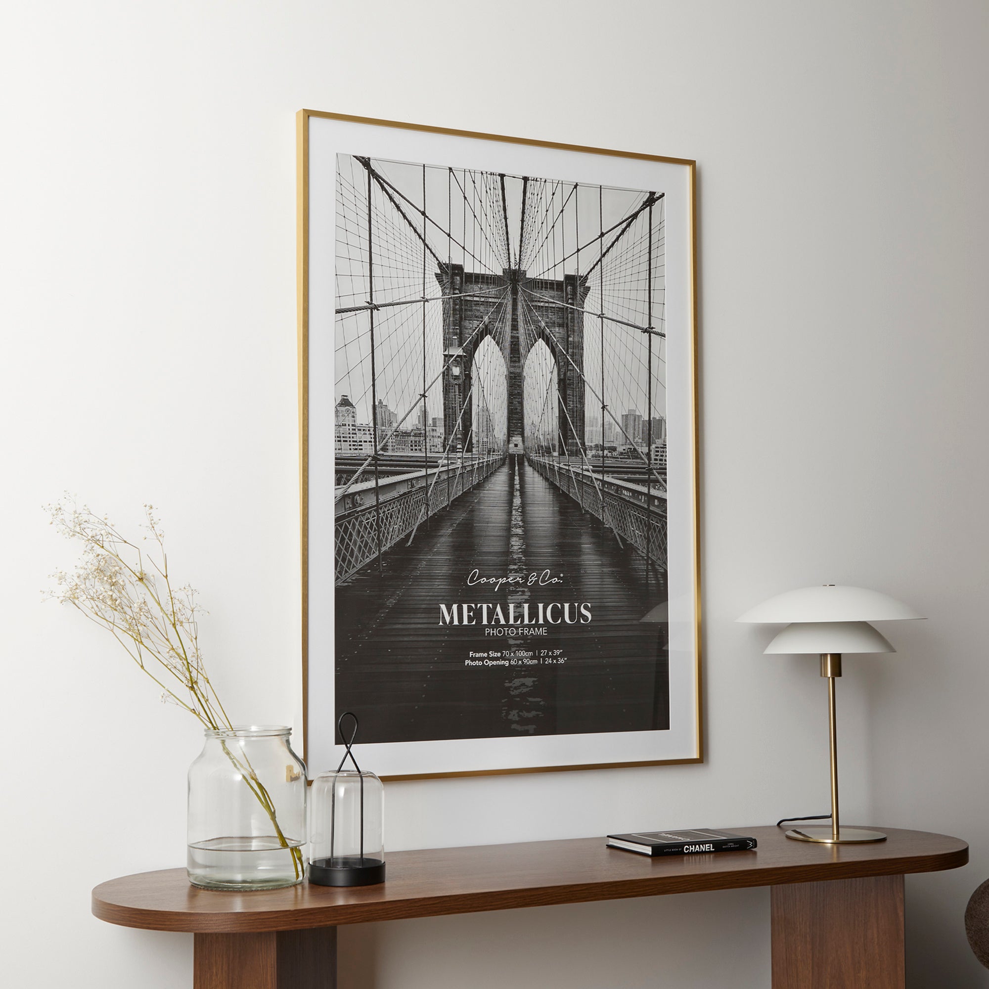 70x100cm Mat to 60x90cm Premium Metal Photo Frame