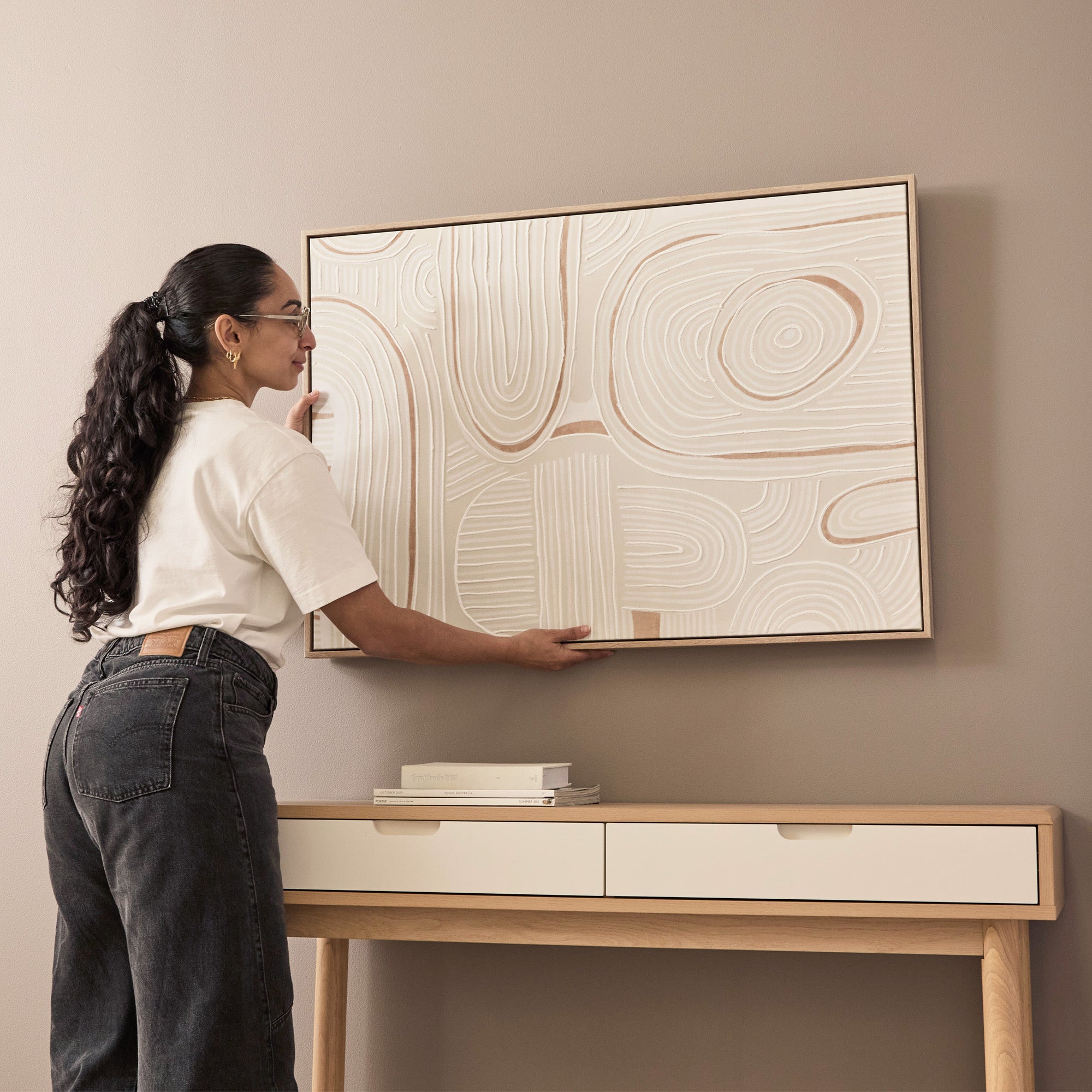 furniture, mirror, and home decor