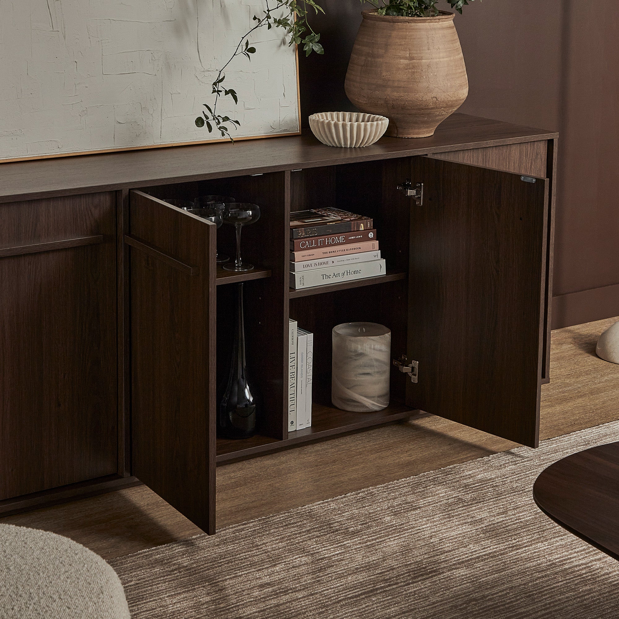 furniture, mirror, and home decor