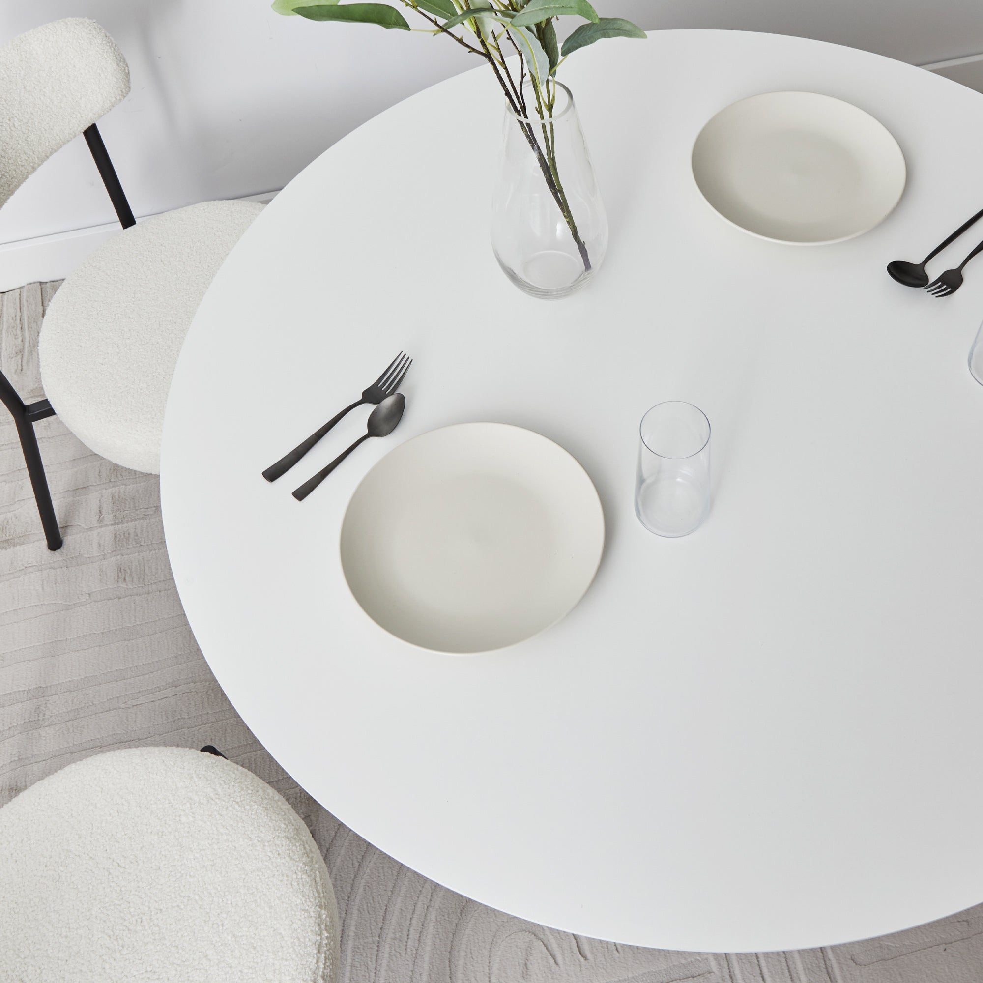 Cami 120cm Dining Table White