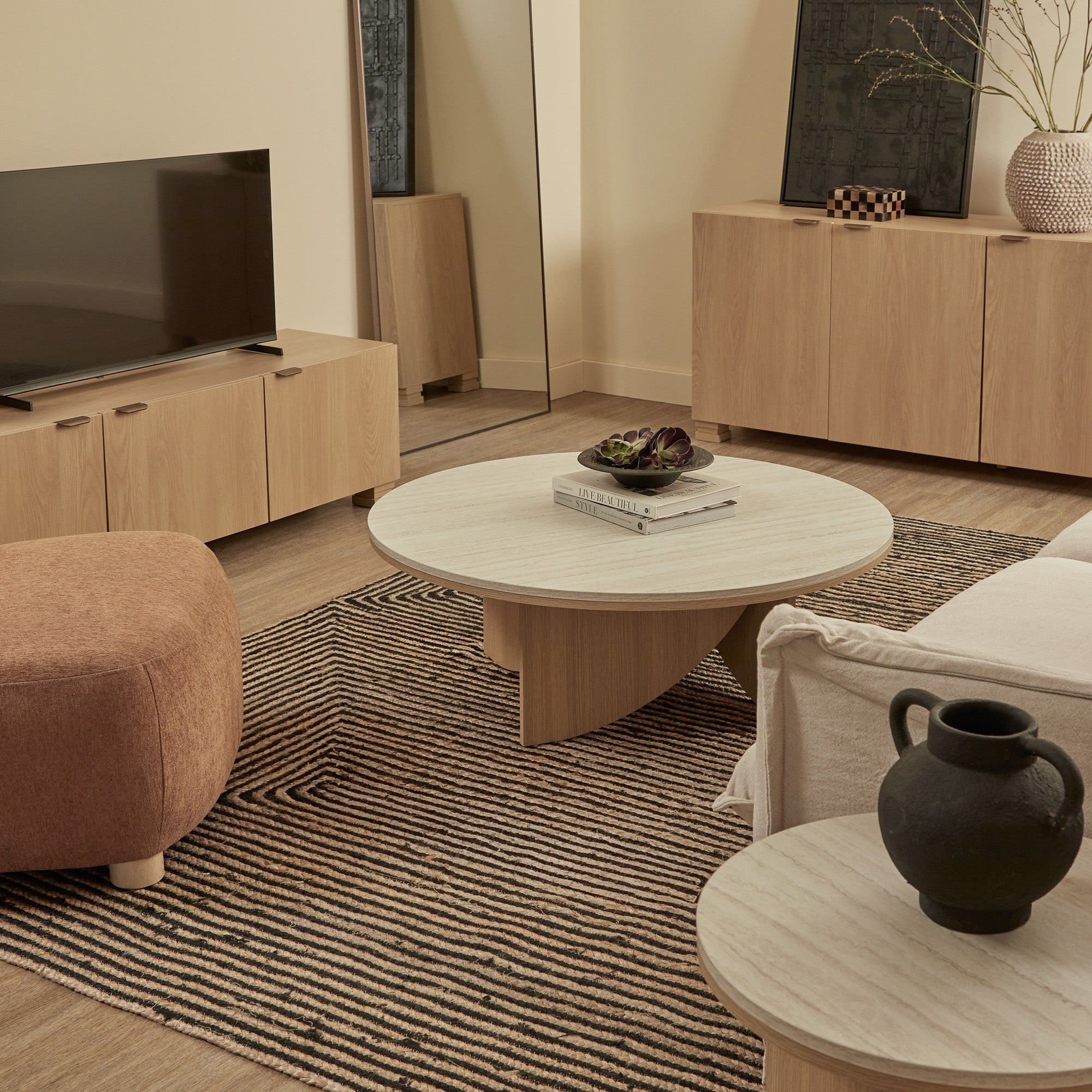 furniture, mirror, and home decor