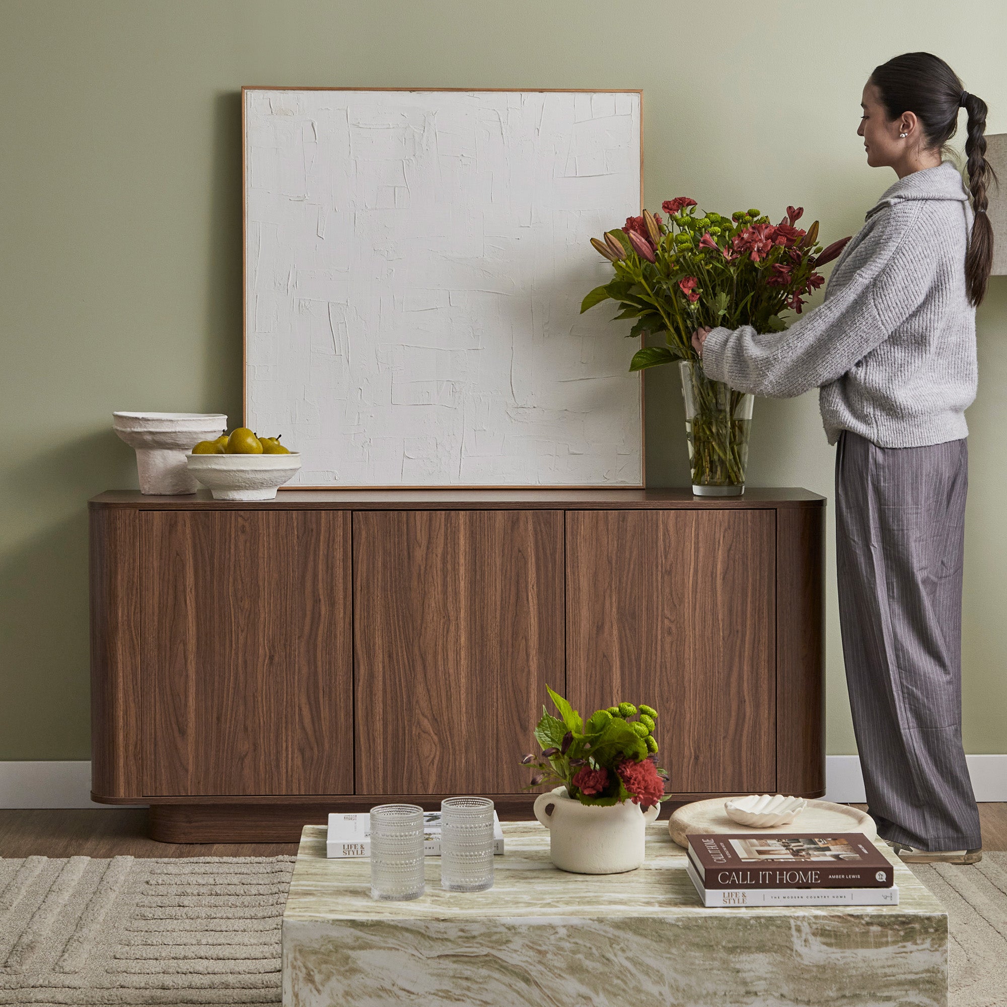 furniture, mirror, and home decor