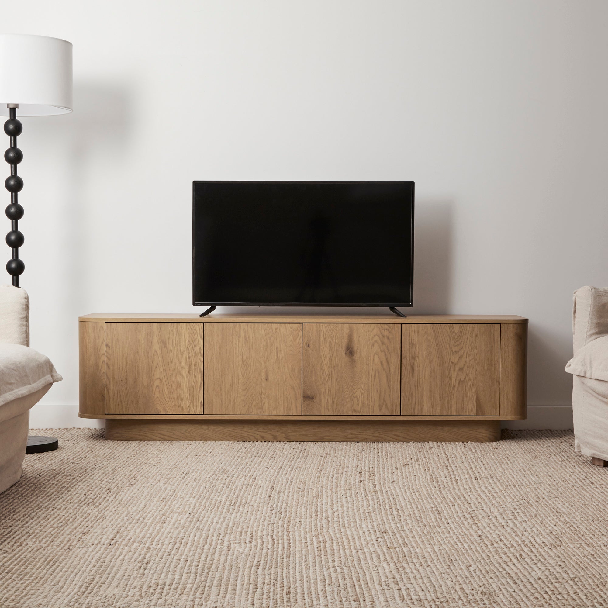 Nina Entertainment Unit Oak (180cm)