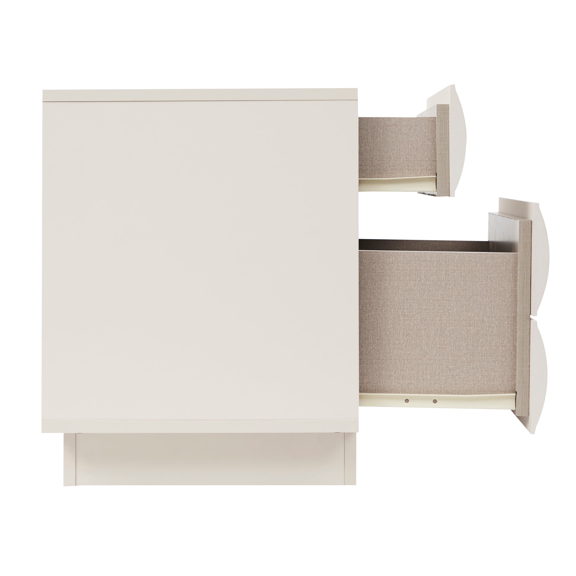 Elsene 48cm Bedside Table Grey (Set of 2)