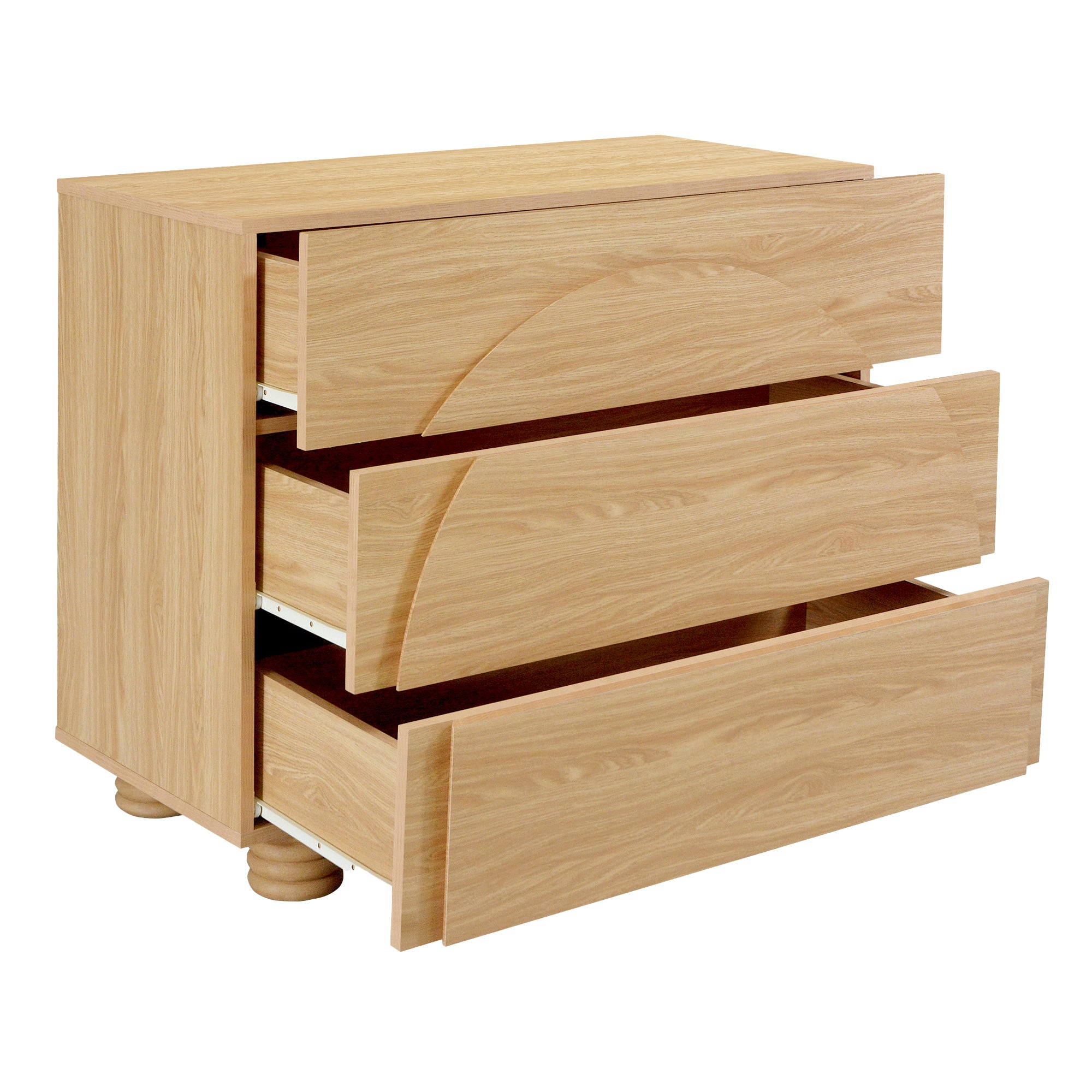 Kaari 88cm Chest of 3 Drawers Natural