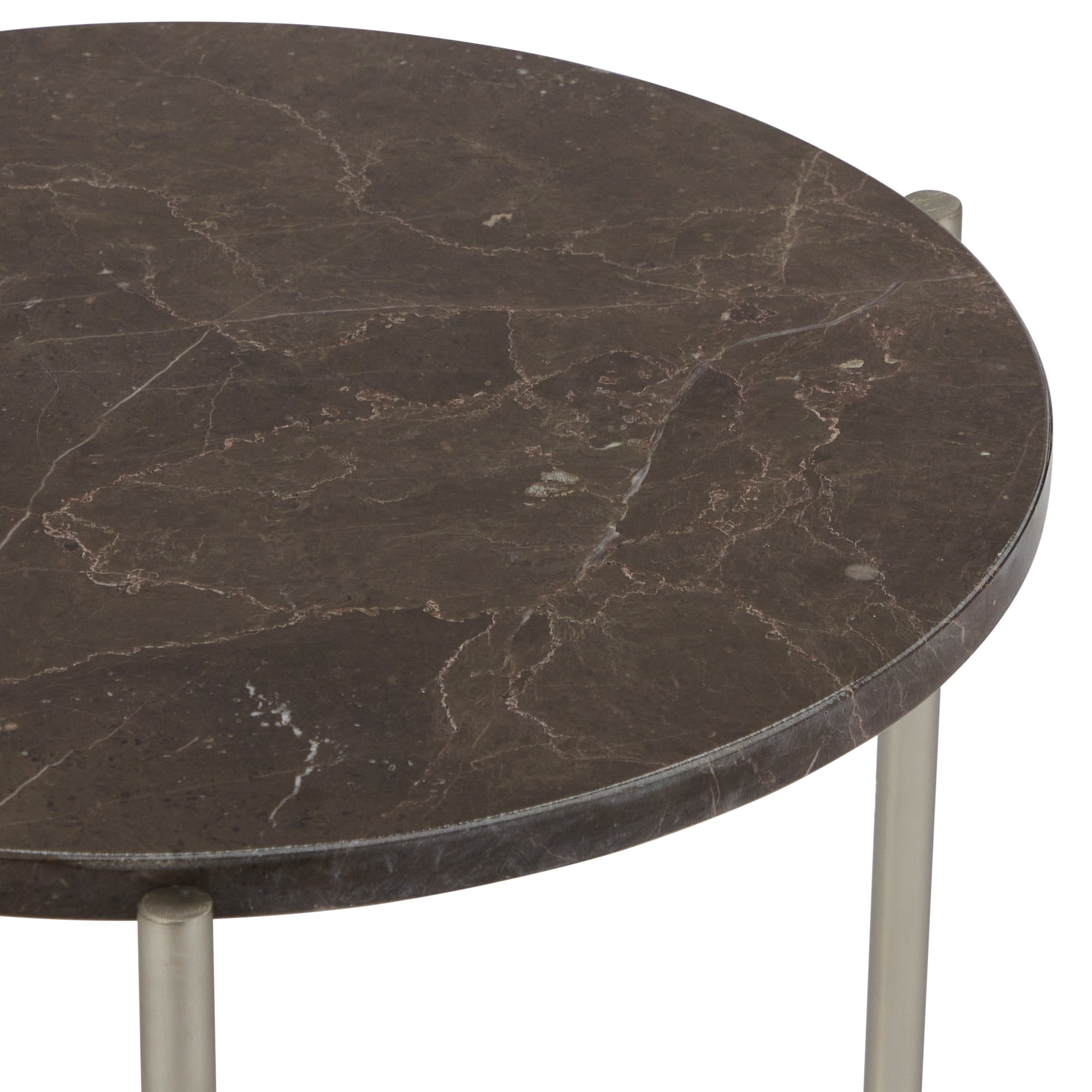 Beau Marble Side Table Grey