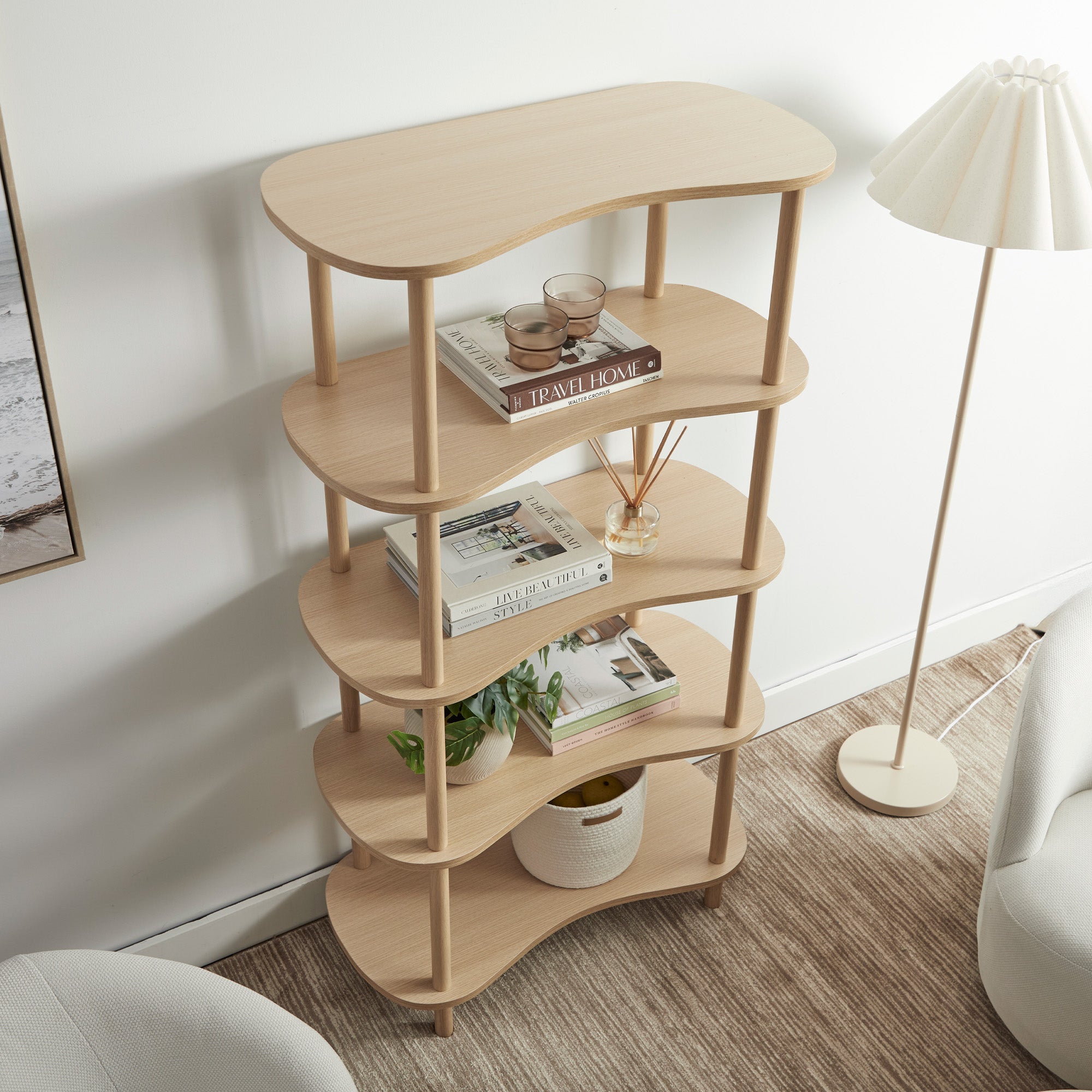 Organic 5-tier Shelving 150cm, Cairo | Cooper & Co