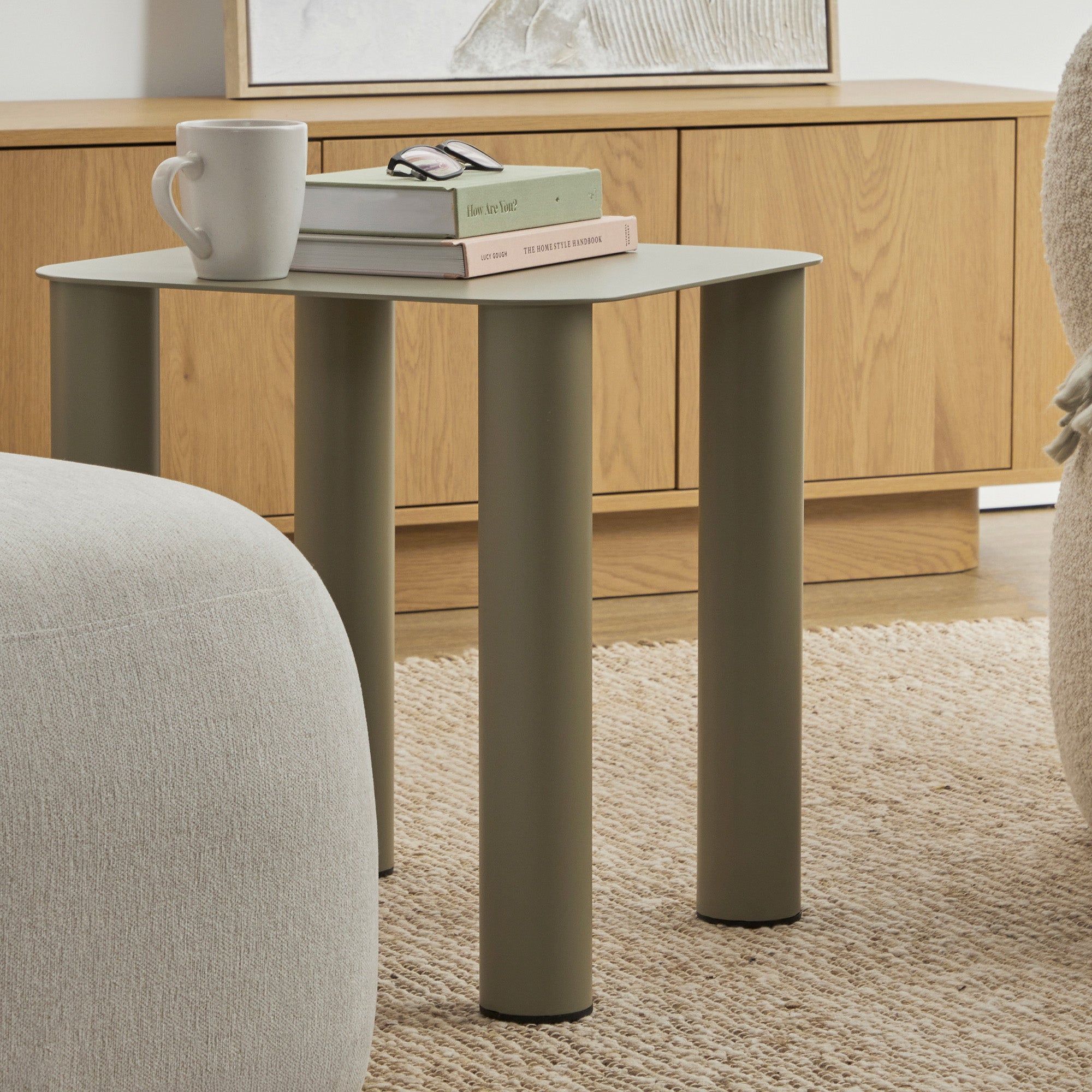 【N2 interior】stainless side table PAJAK Modern Stainless Steel Side Table – Urban Mood