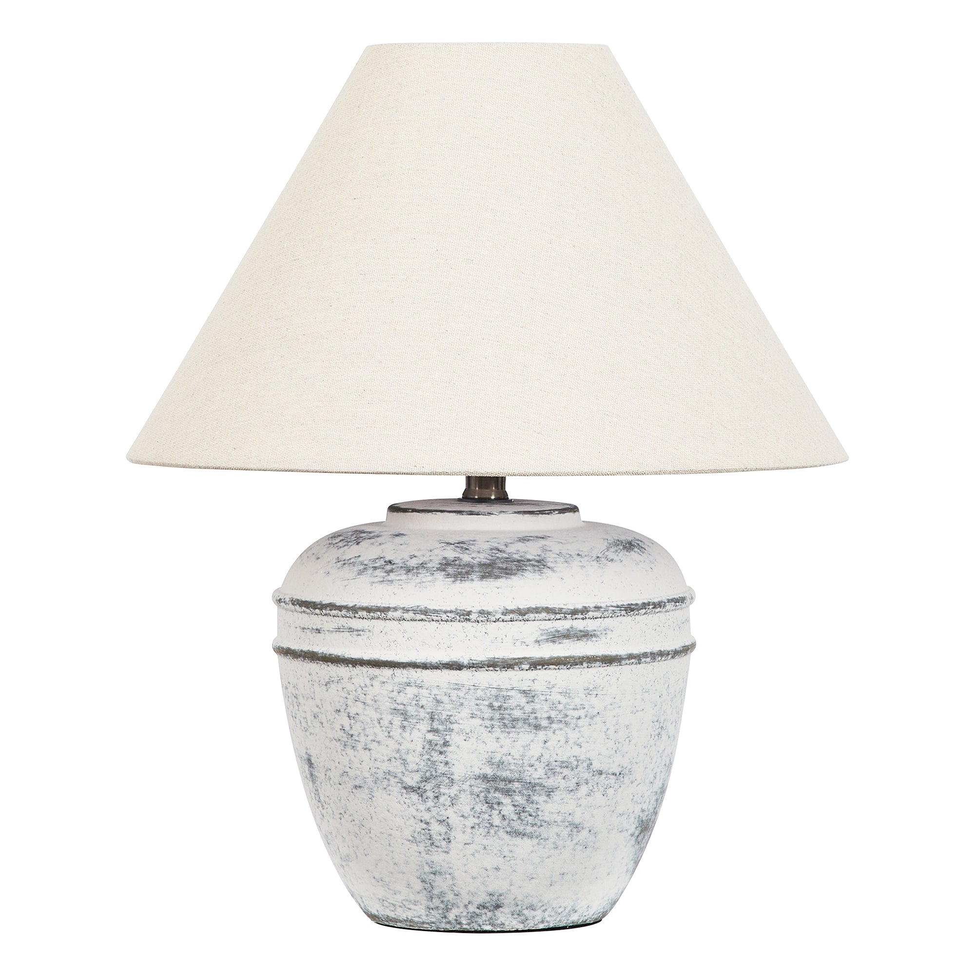 Rustic on sale white lamp