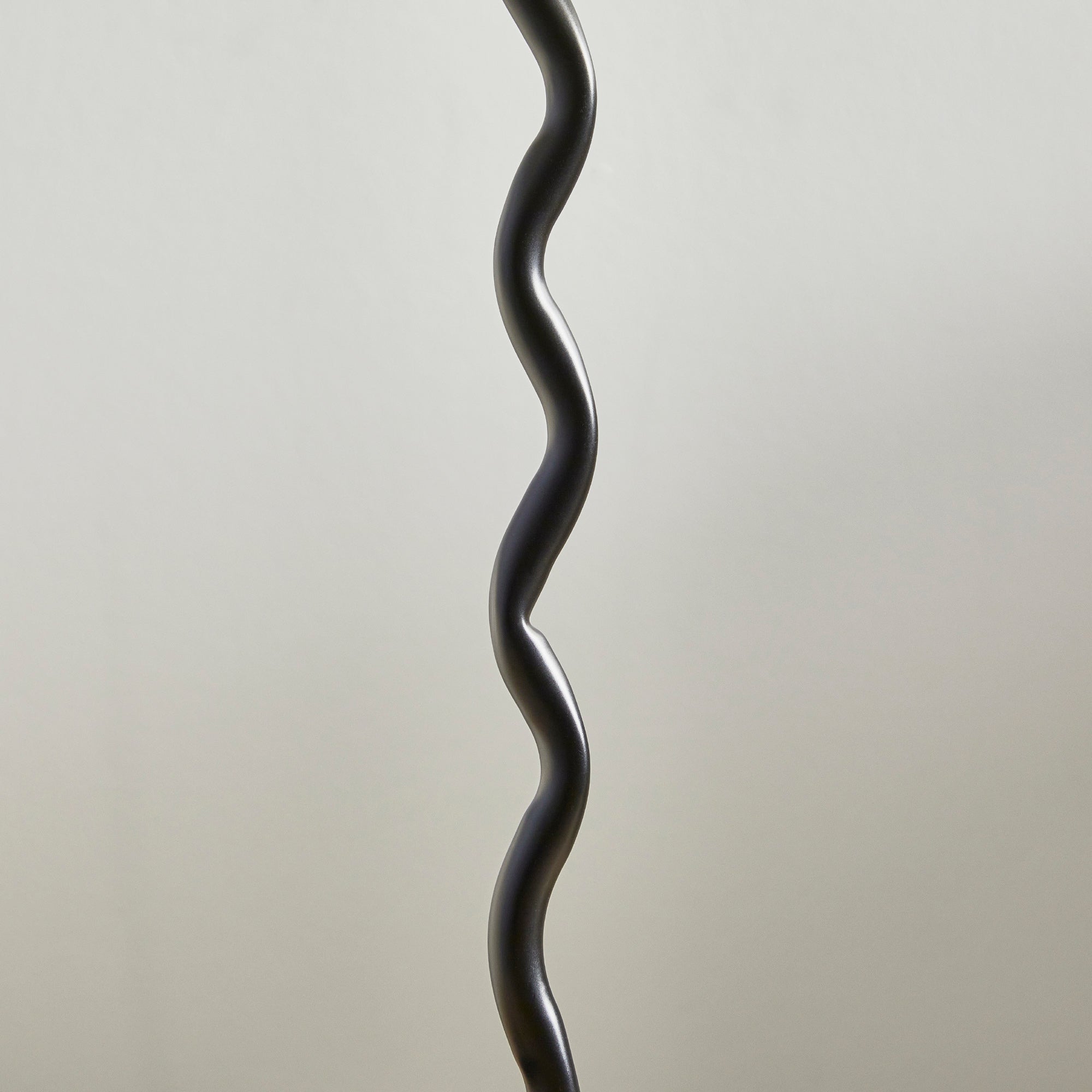 Lulu 48cm Squiggle Table Lamp Black (Set of 2)