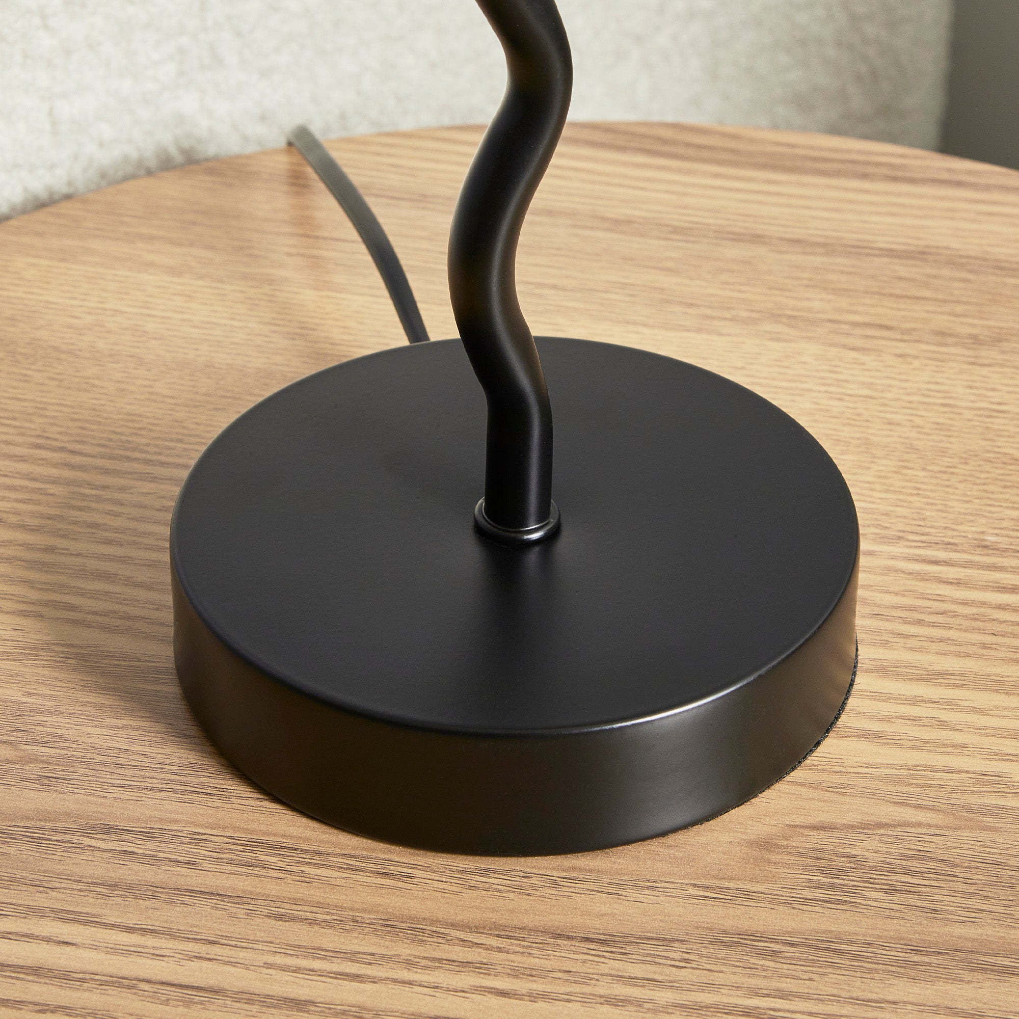 Lulu 48cm Squiggle Table Lamp Black (Set of 2)