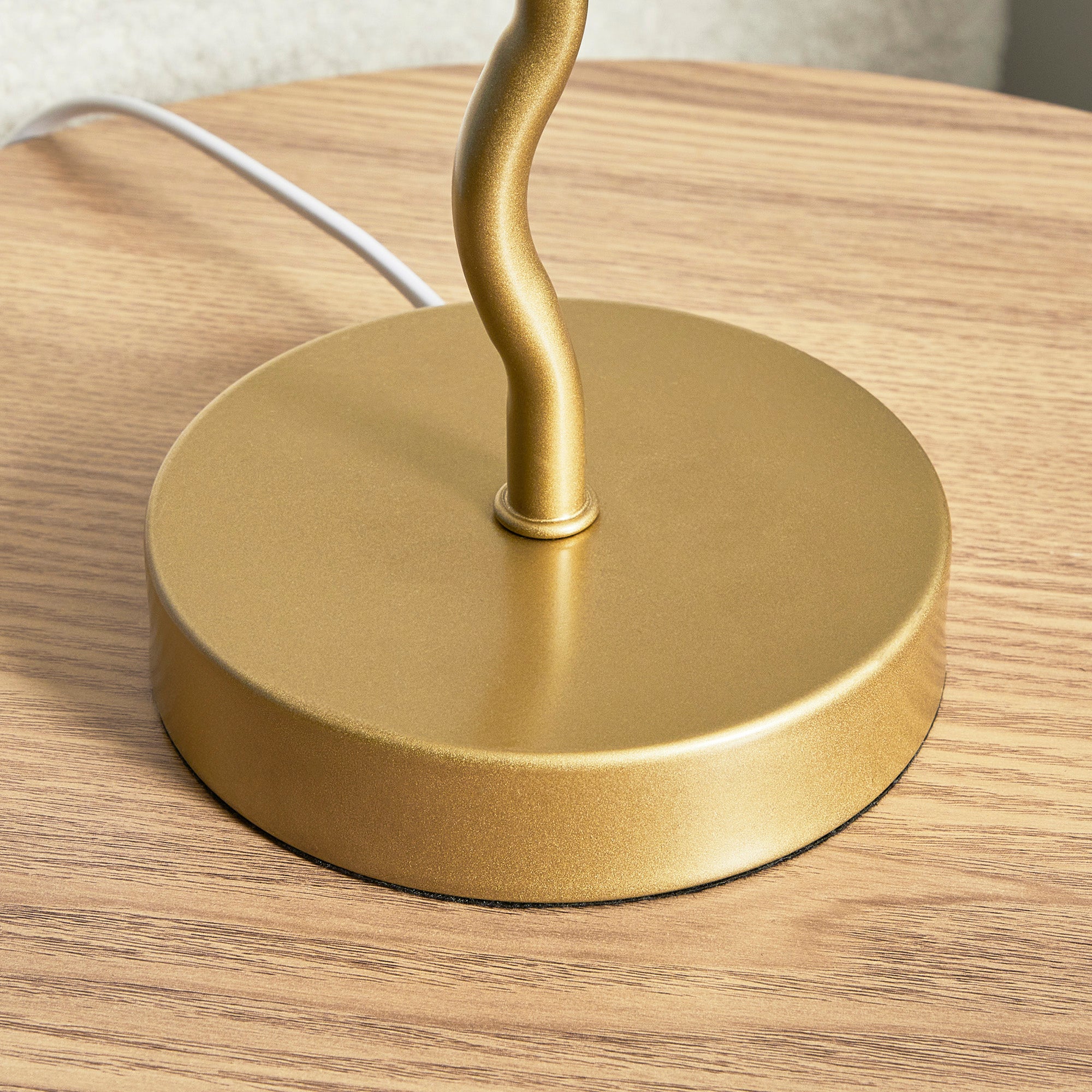 Lulu 48cm Squiggle Table Lamp Gold (Set of 2)