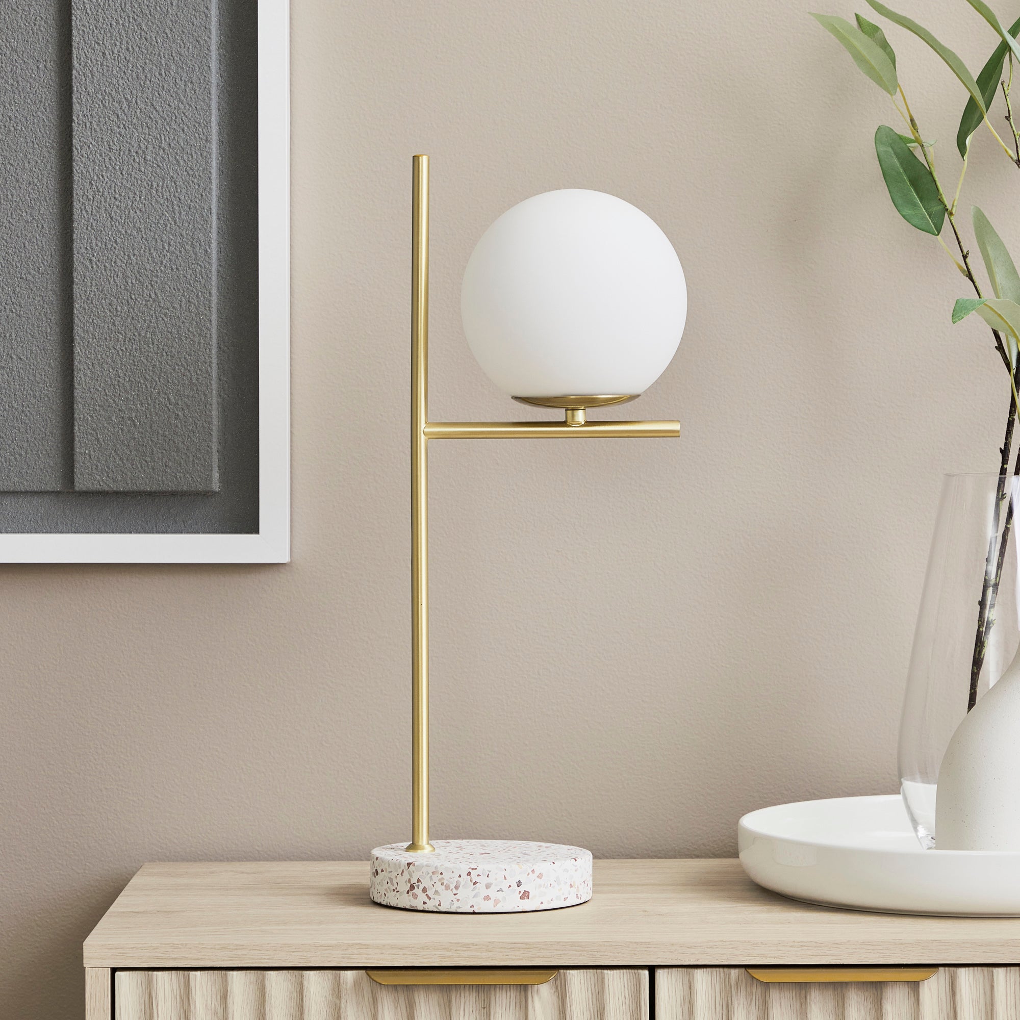 Mateo 50cm Table Lamp Gold (Set of 2)