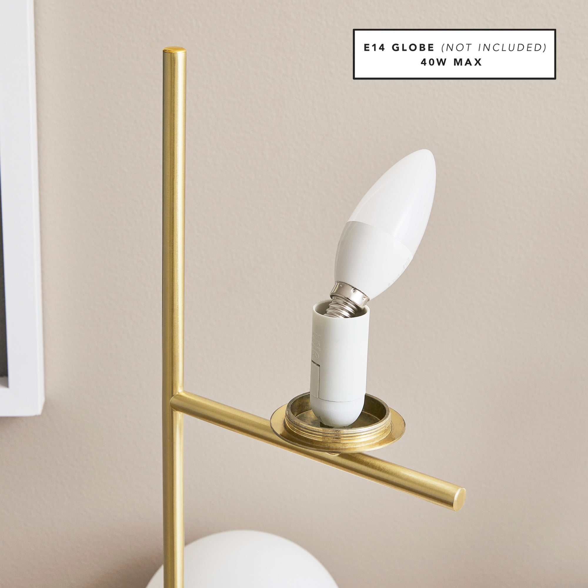 Mateo 50cm Table Lamp Gold (Set of 2)