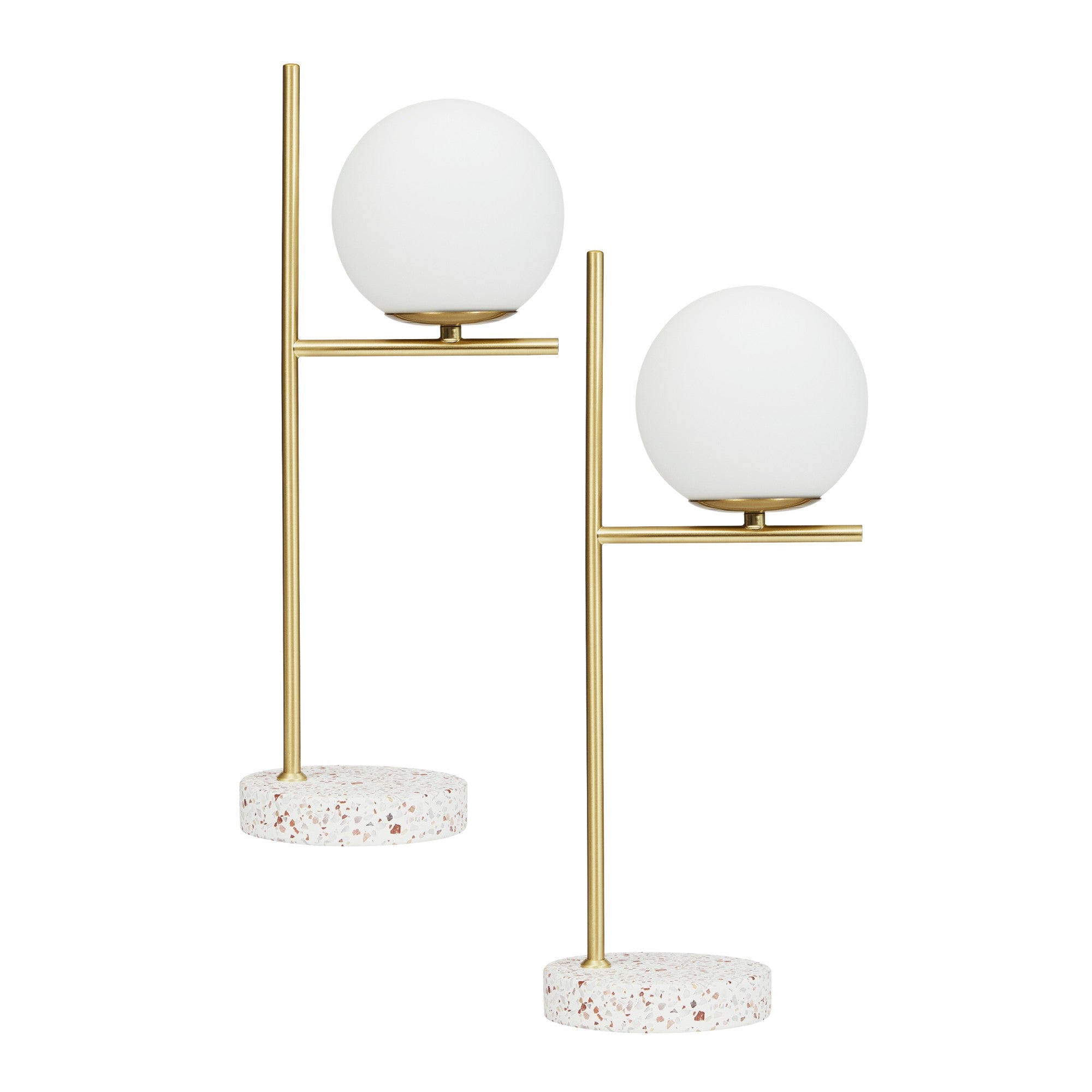 Mateo 50cm Table Lamp Gold (Set of 2)