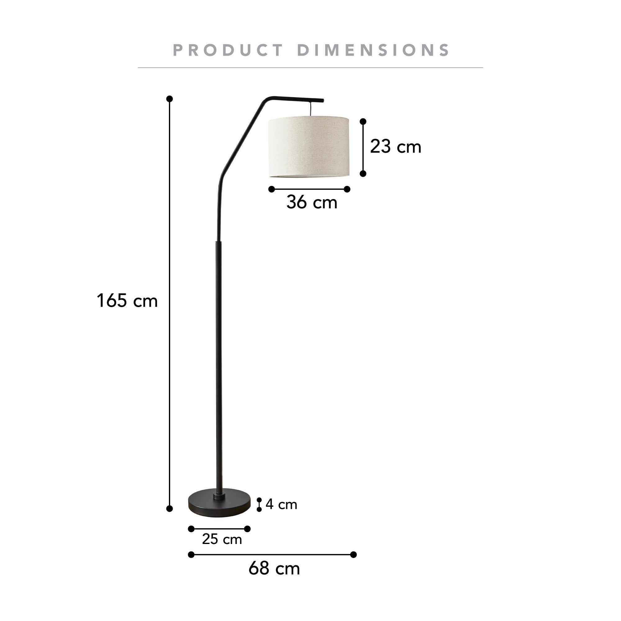 Astrid 165Cm Hanging Floor Lamp Lighting