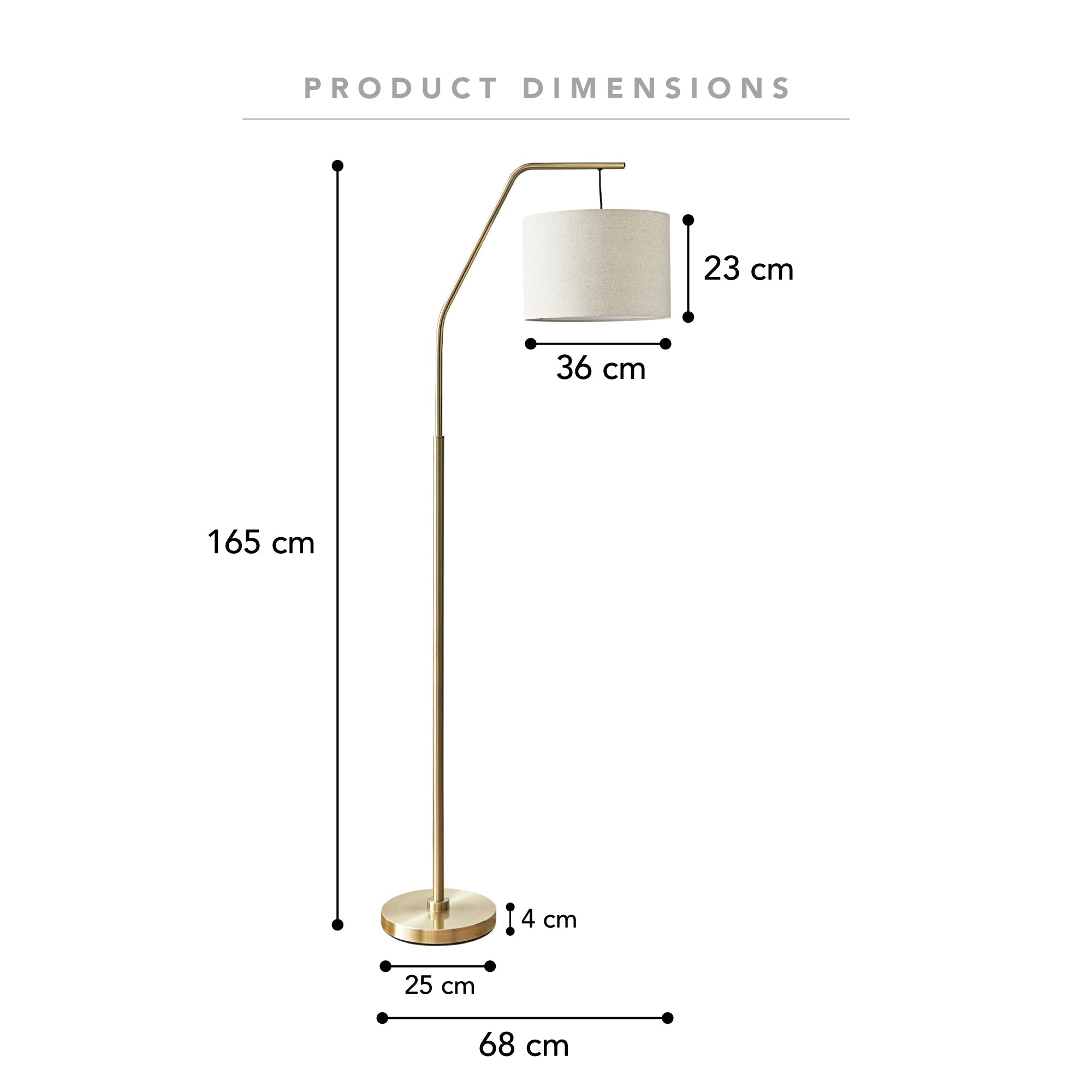 Astrid 165Cm Hanging Floor Lamp Lighting