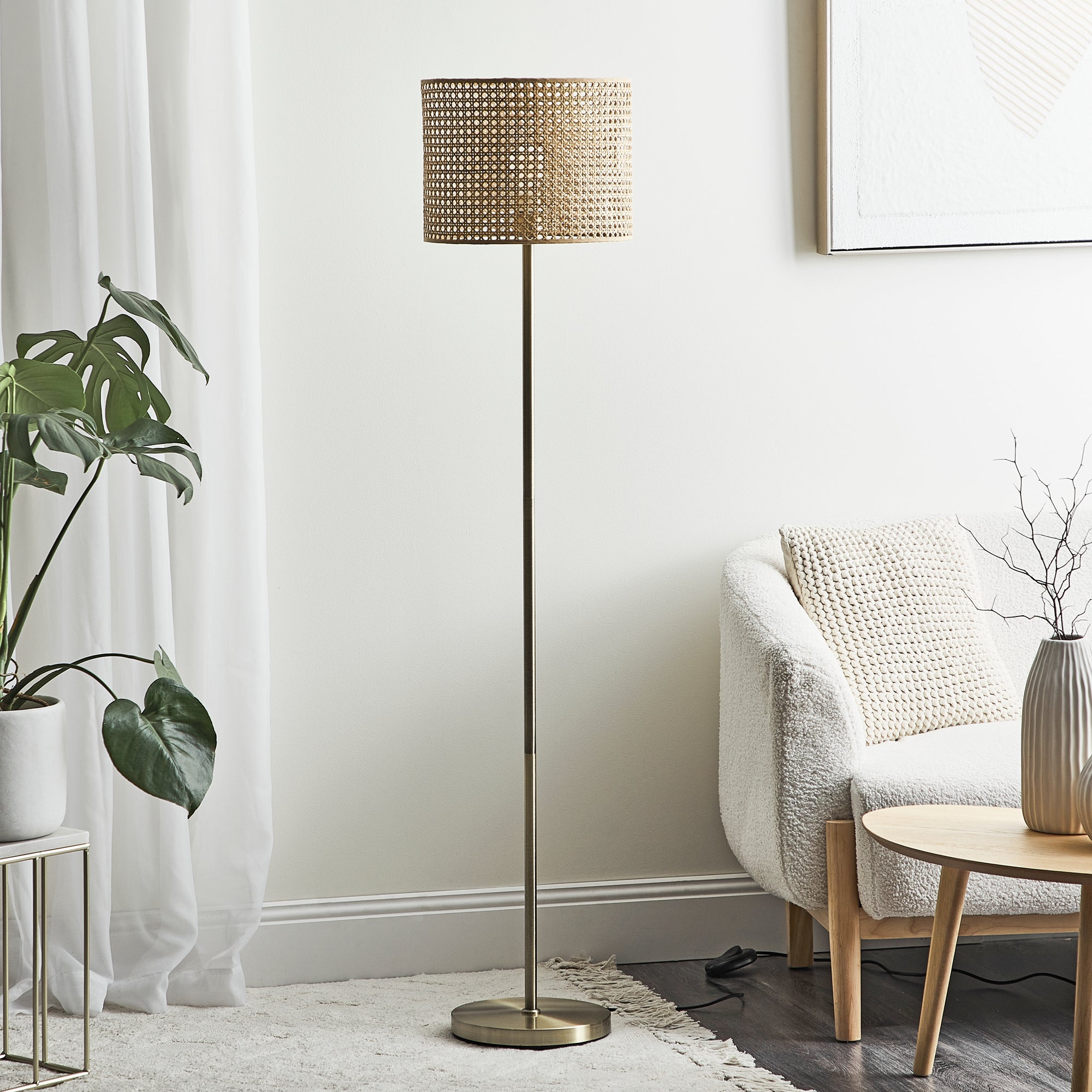 St Lucia 150Cm Floor Lamp Natural Lighting