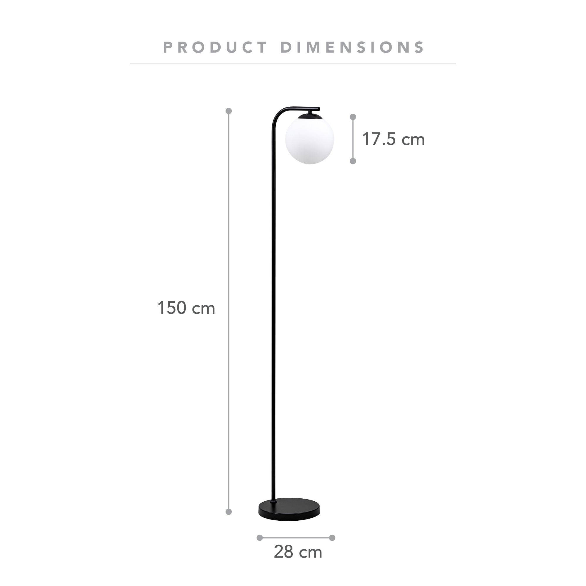 Lexington 150Cm Floor Lamp Lighting