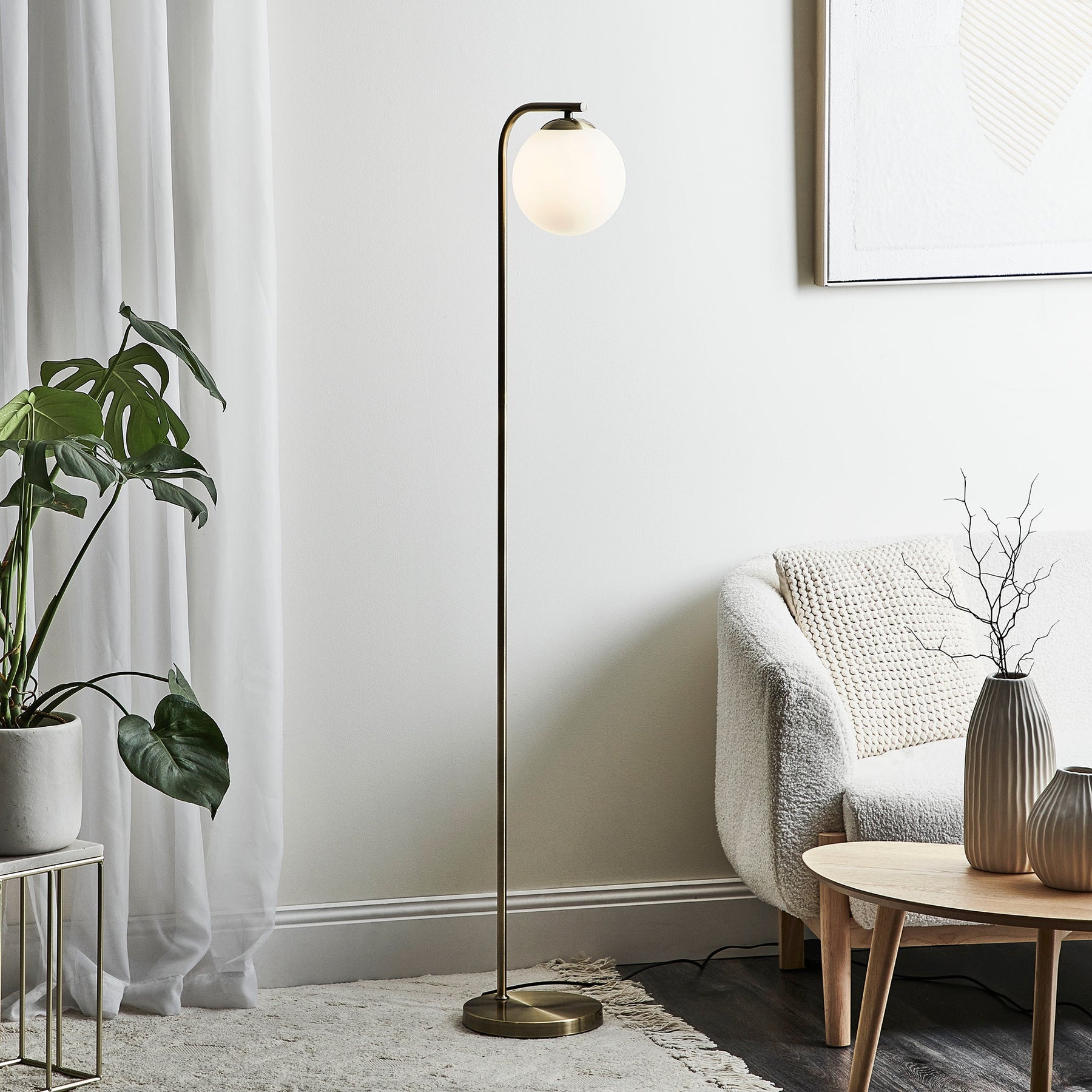 Buy Lexington 150cm Floor Lamp Gold | Cooper & Co.
