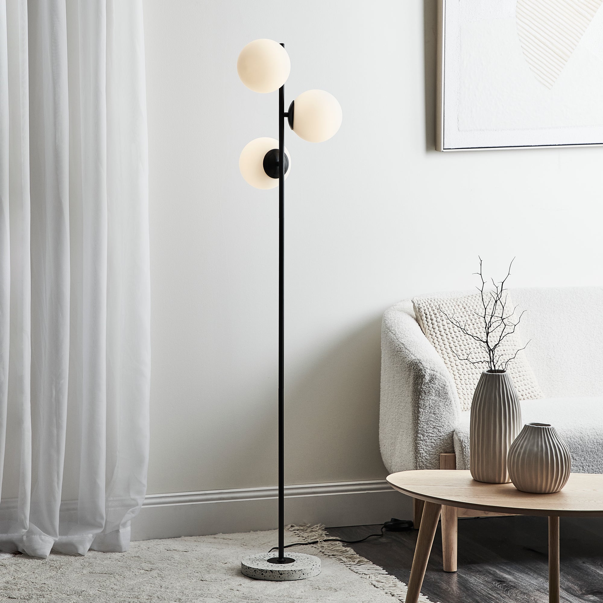 Mateo 150Cm Floor Lamp Gold Black Lighting