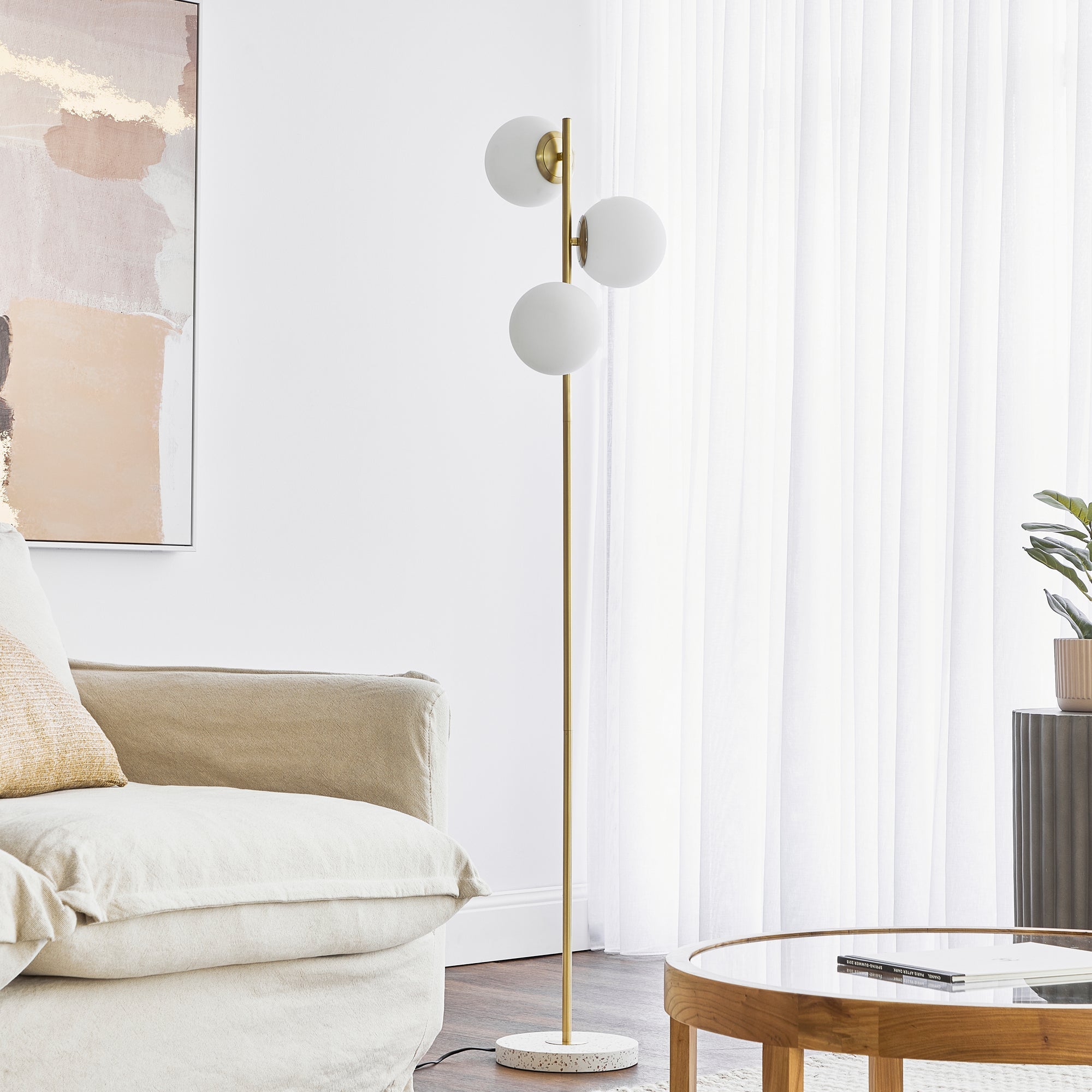 Mateo 150Cm Floor Lamp Gold Lighting