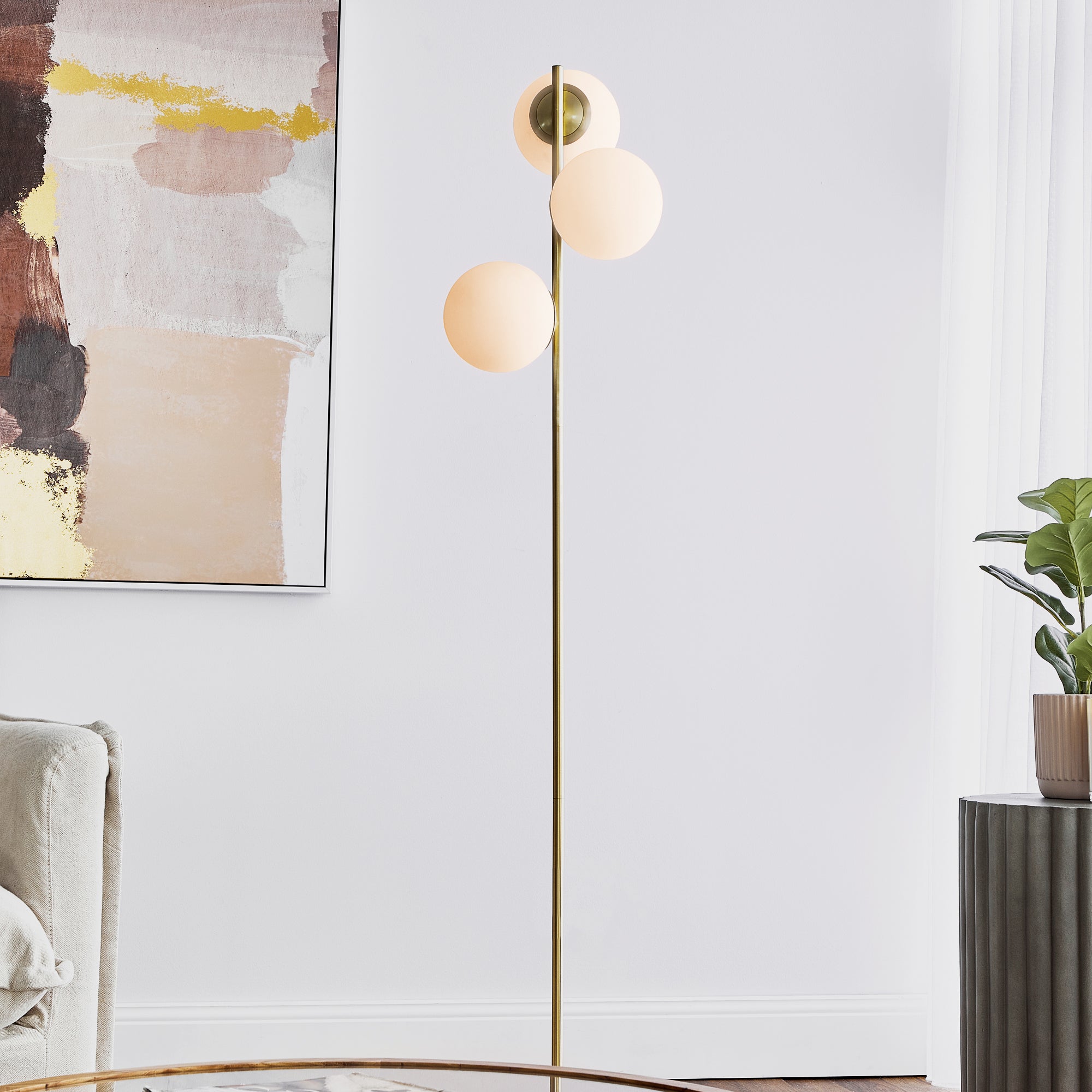 Mateo 150Cm Floor Lamp Gold Lighting