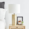 Ezra 54Cm Table Lamp Gold Lighting