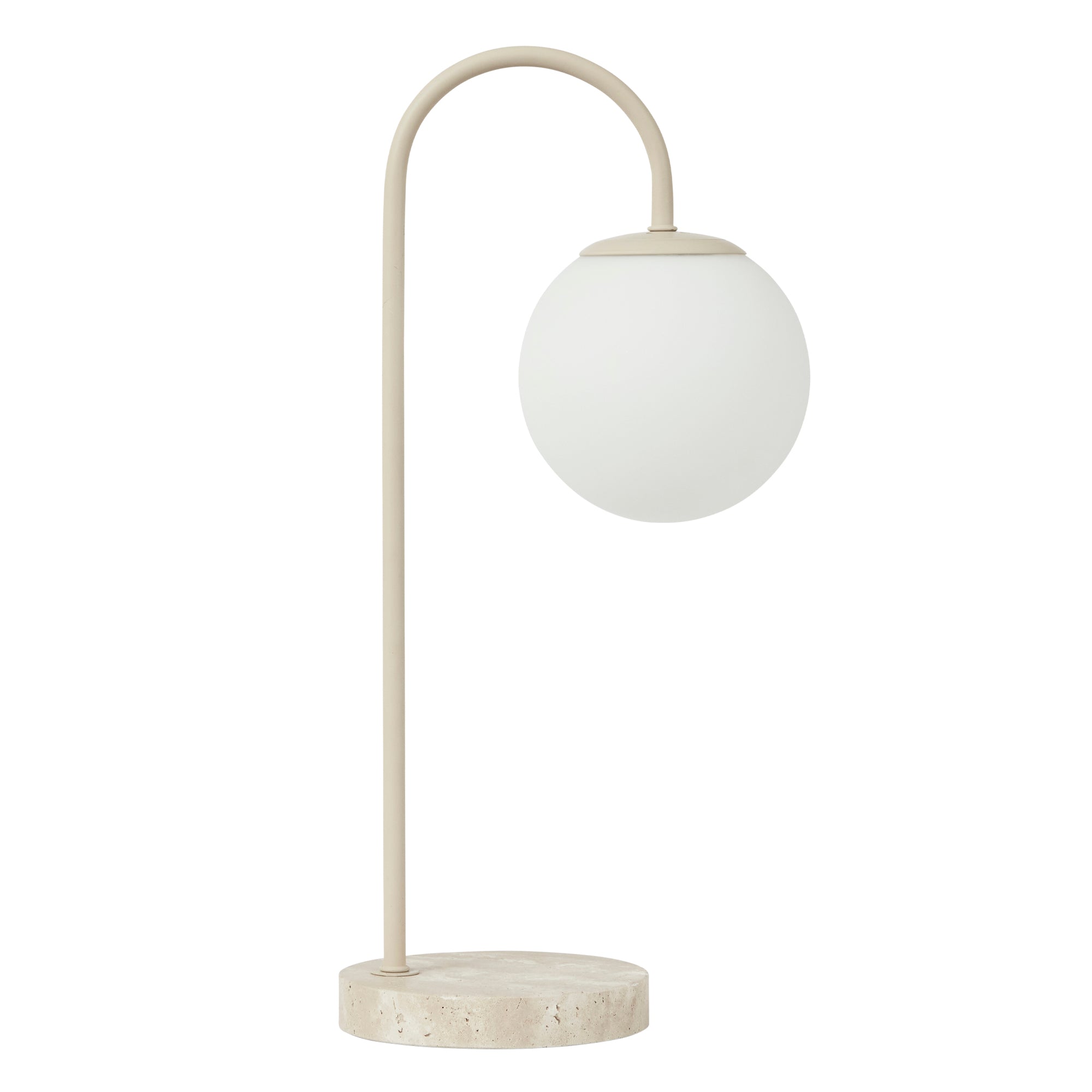 Atlas Table Lamp Travertine