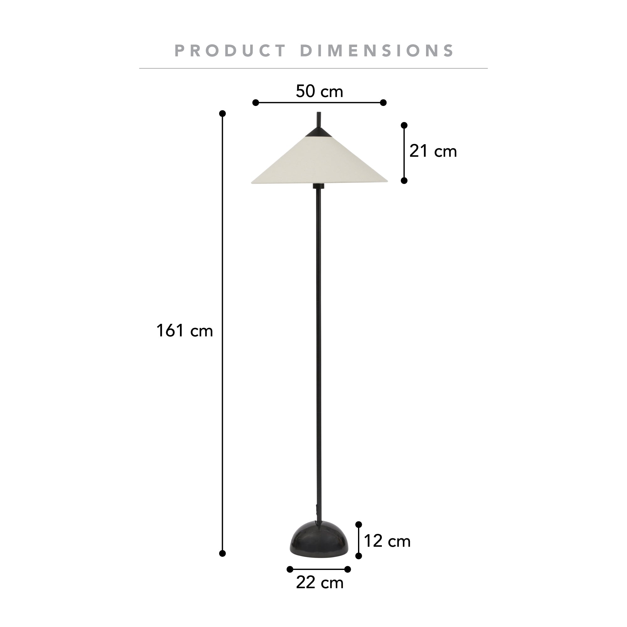 Arlo Floor Lamp Black