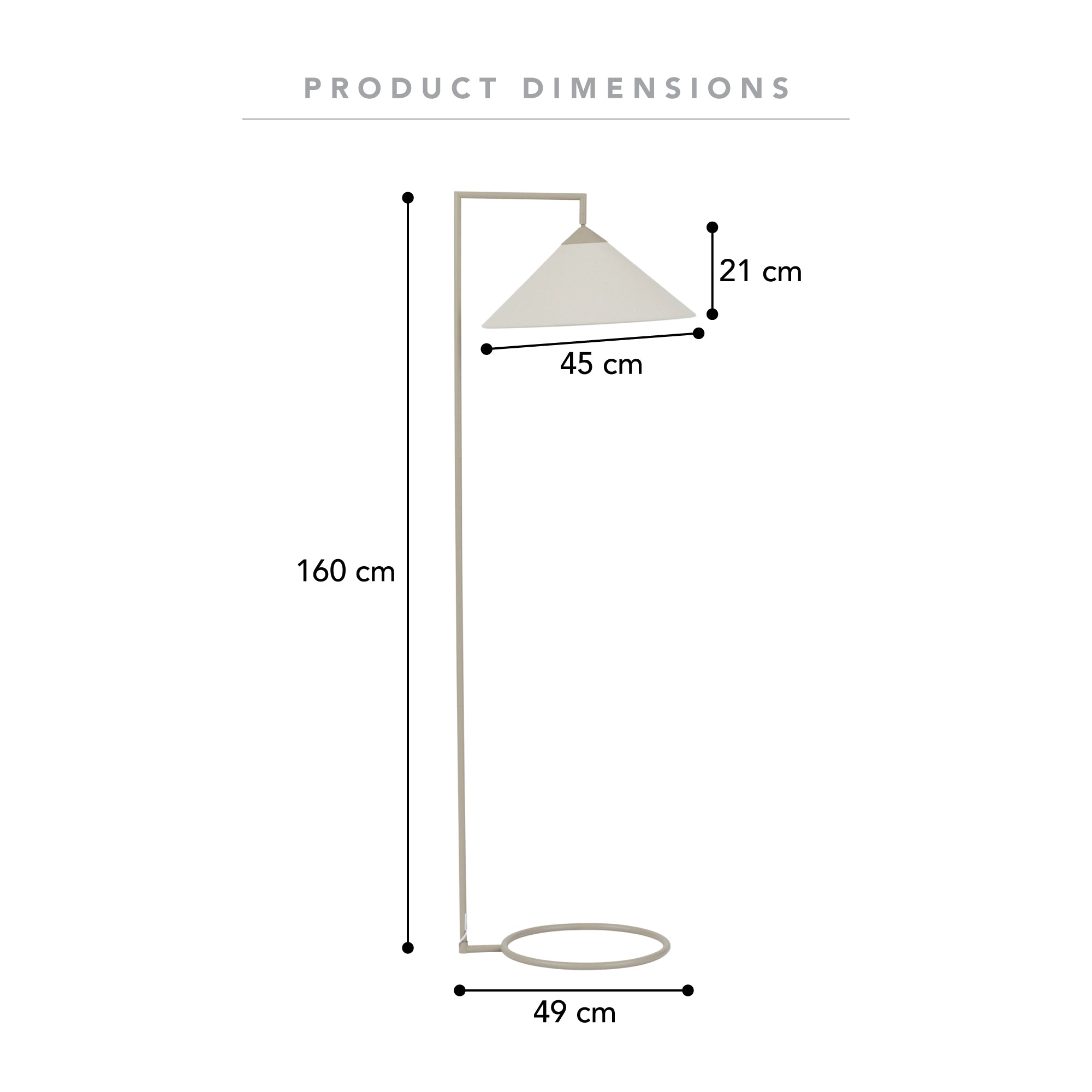 Weston Floor Lamp Oat