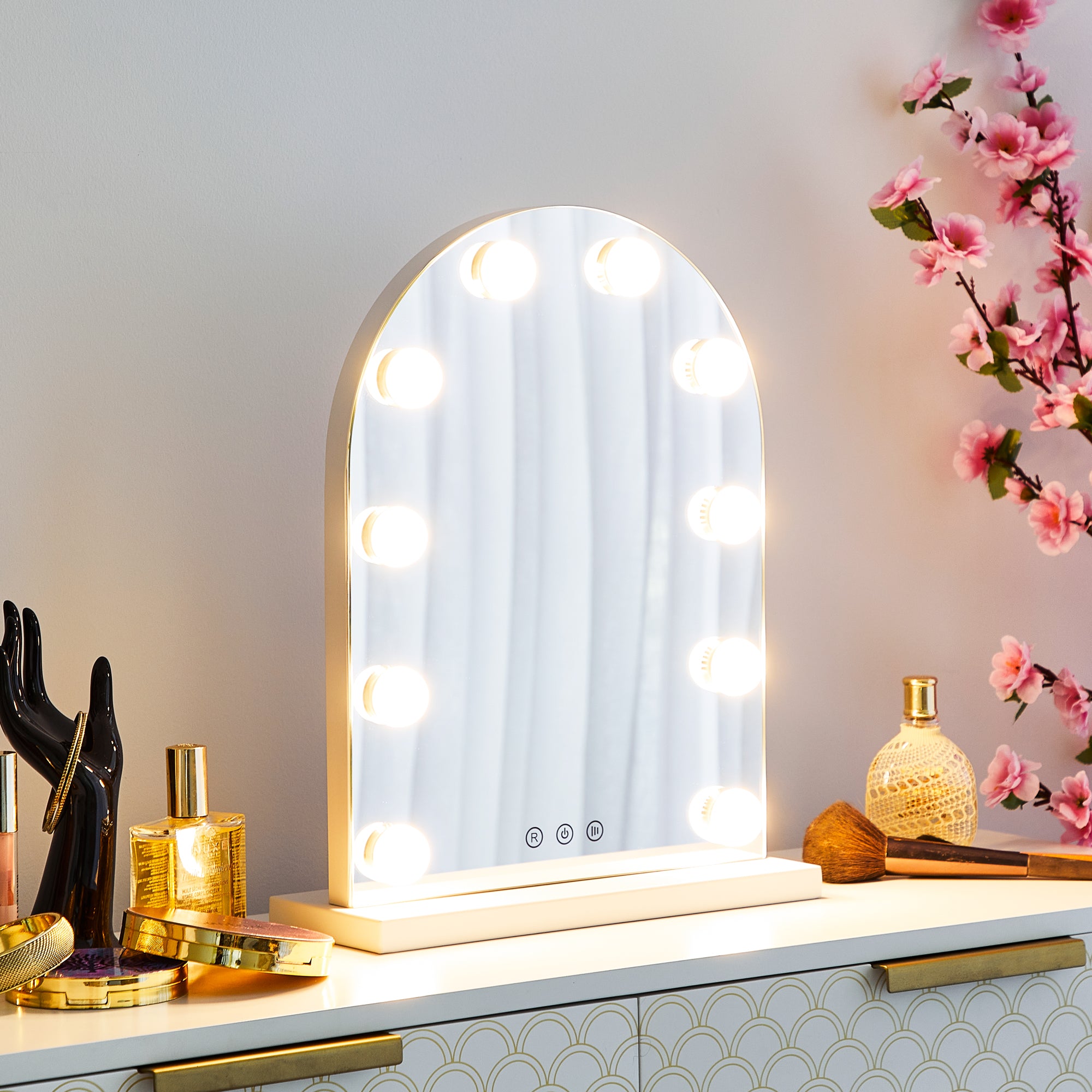furniture, mirror, and home decor
