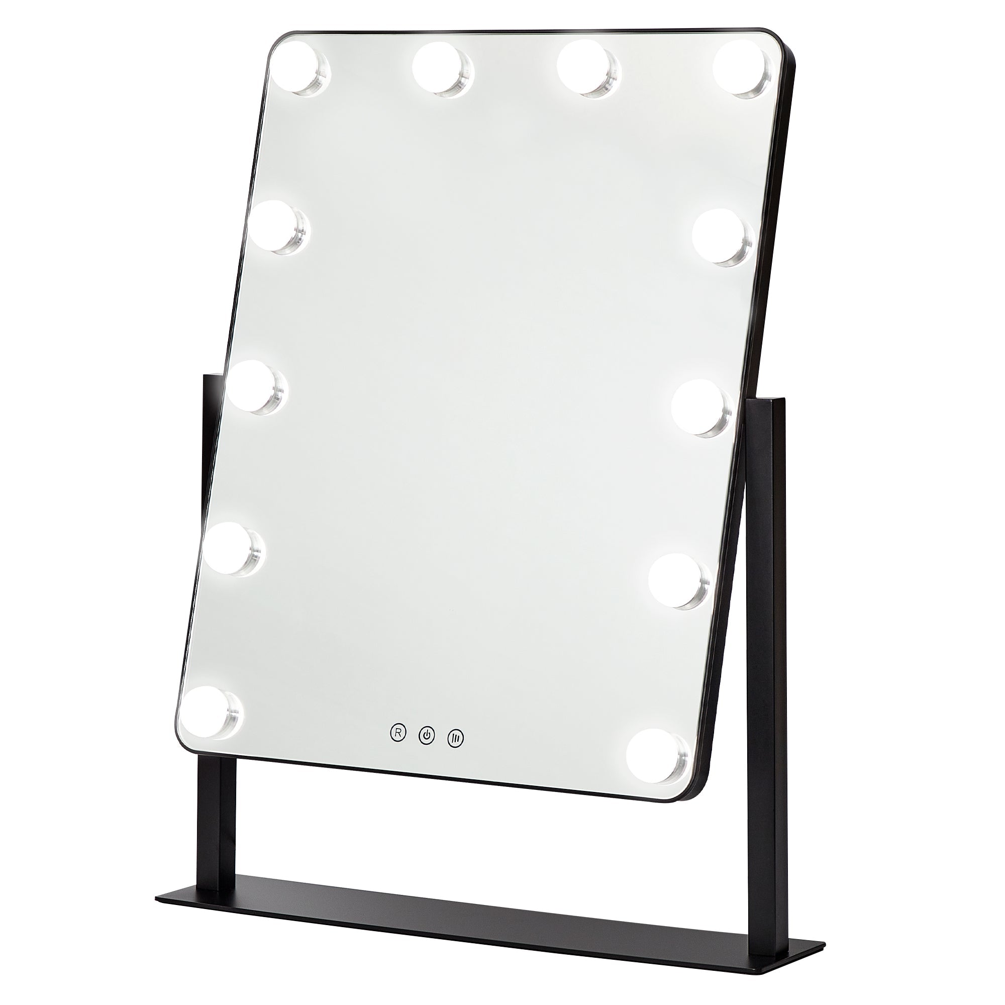 Hollywood Led 60Cm Tabletop Vanity Mirror Black Mirrors