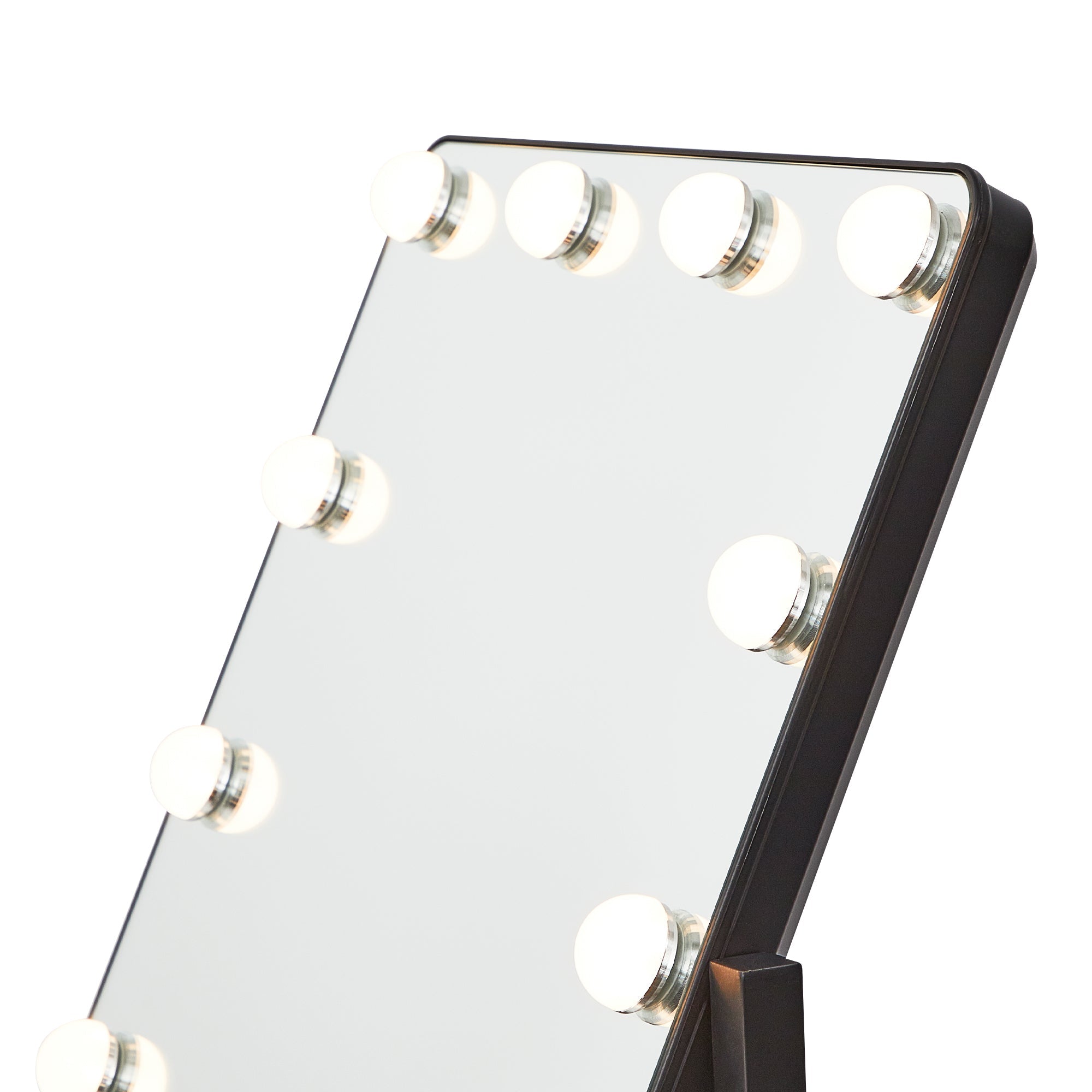 Hollywood Led 60Cm Tabletop Vanity Mirror Black Mirrors