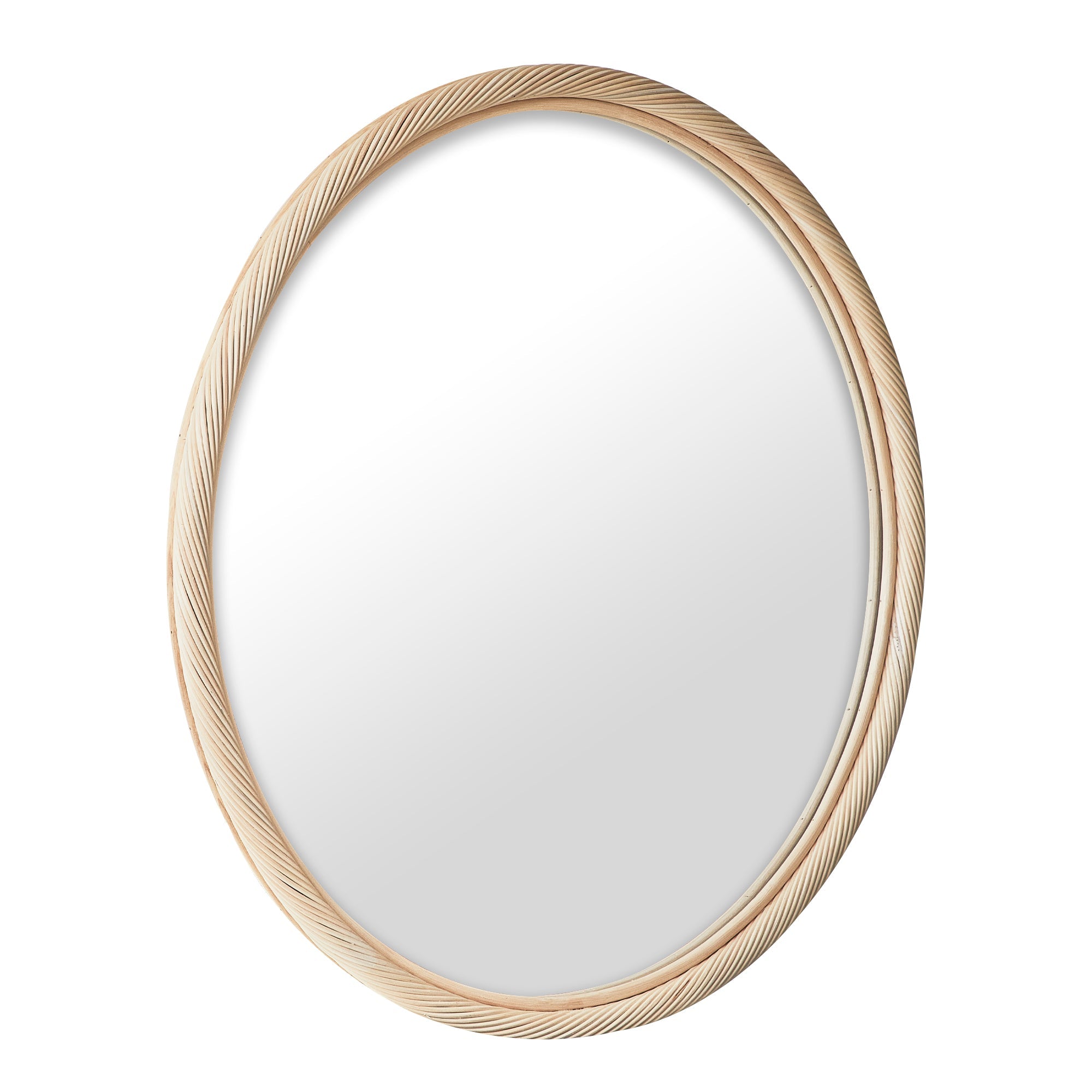 Emmy 80Cm Round Mirror Natural Mirrors