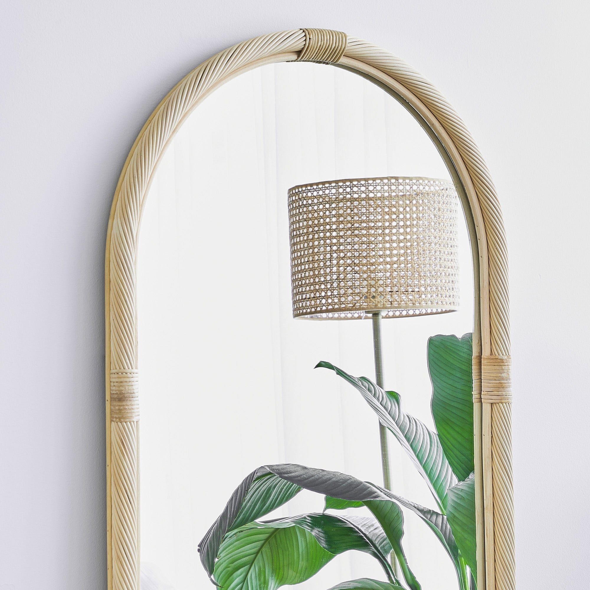 Emmy 80Cm Arch Mirror Natural Mirrors