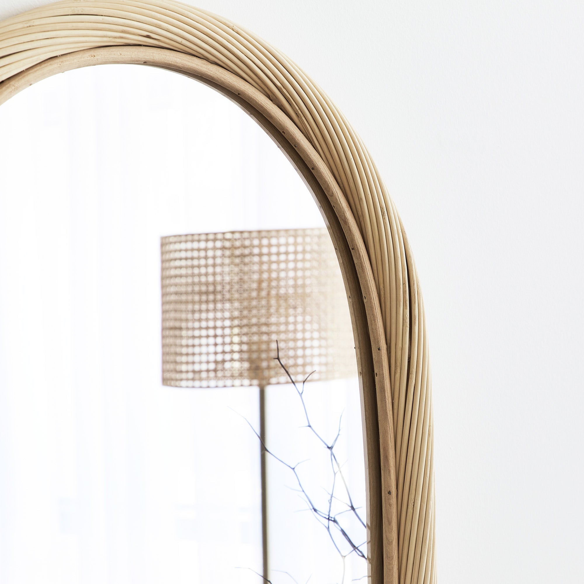 Emmy 80Cm Arch Mirror Natural Mirrors