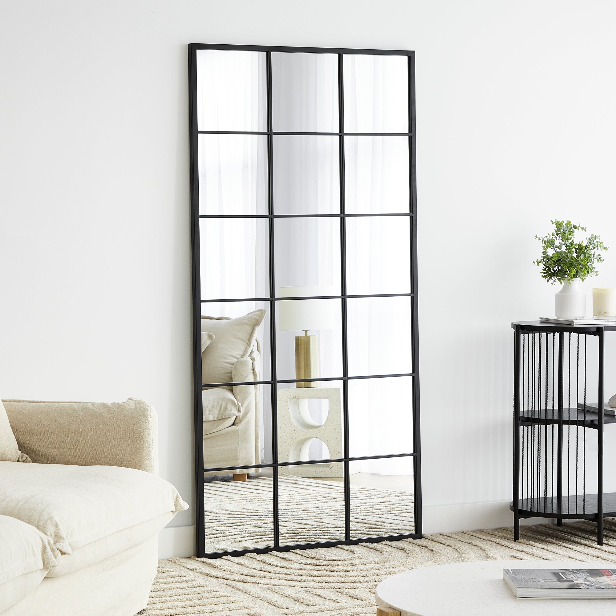 furniture, mirror, and home decor