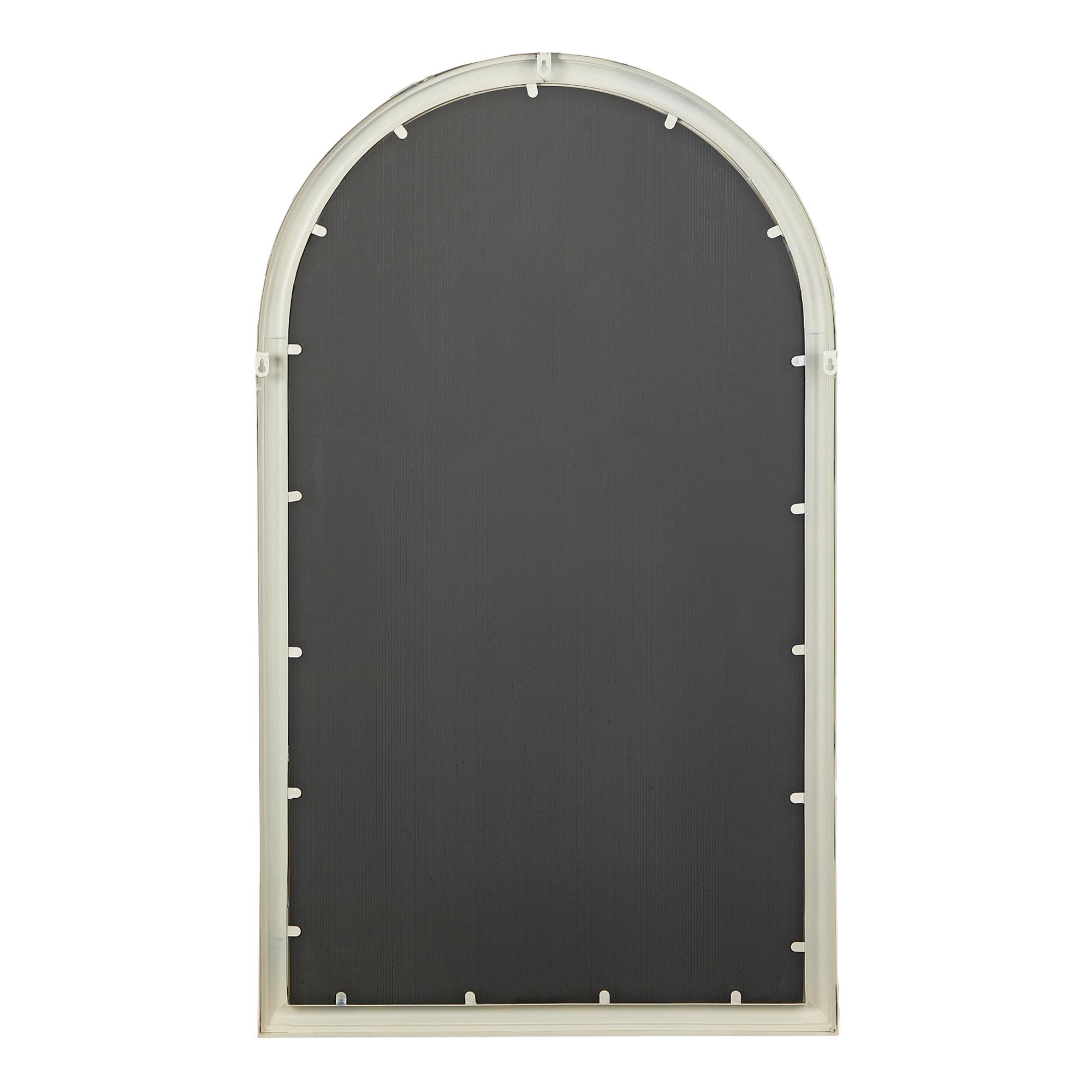 Dome 131Cm Large Arch Iron Indoor Outdoor Mirror Antique White Mirrors