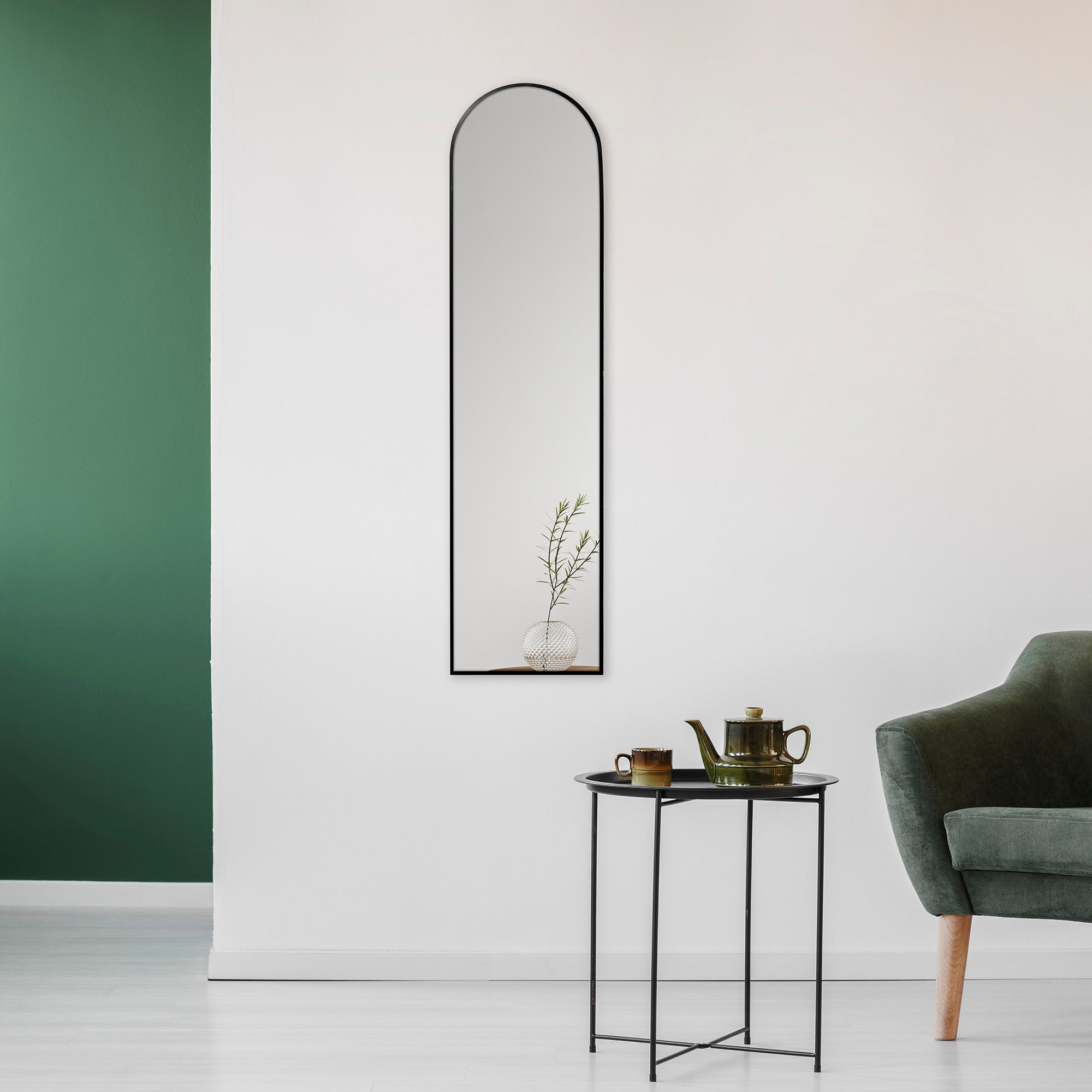 Cindy 120Cm Arched Leaning Wall Mirror Mirrors