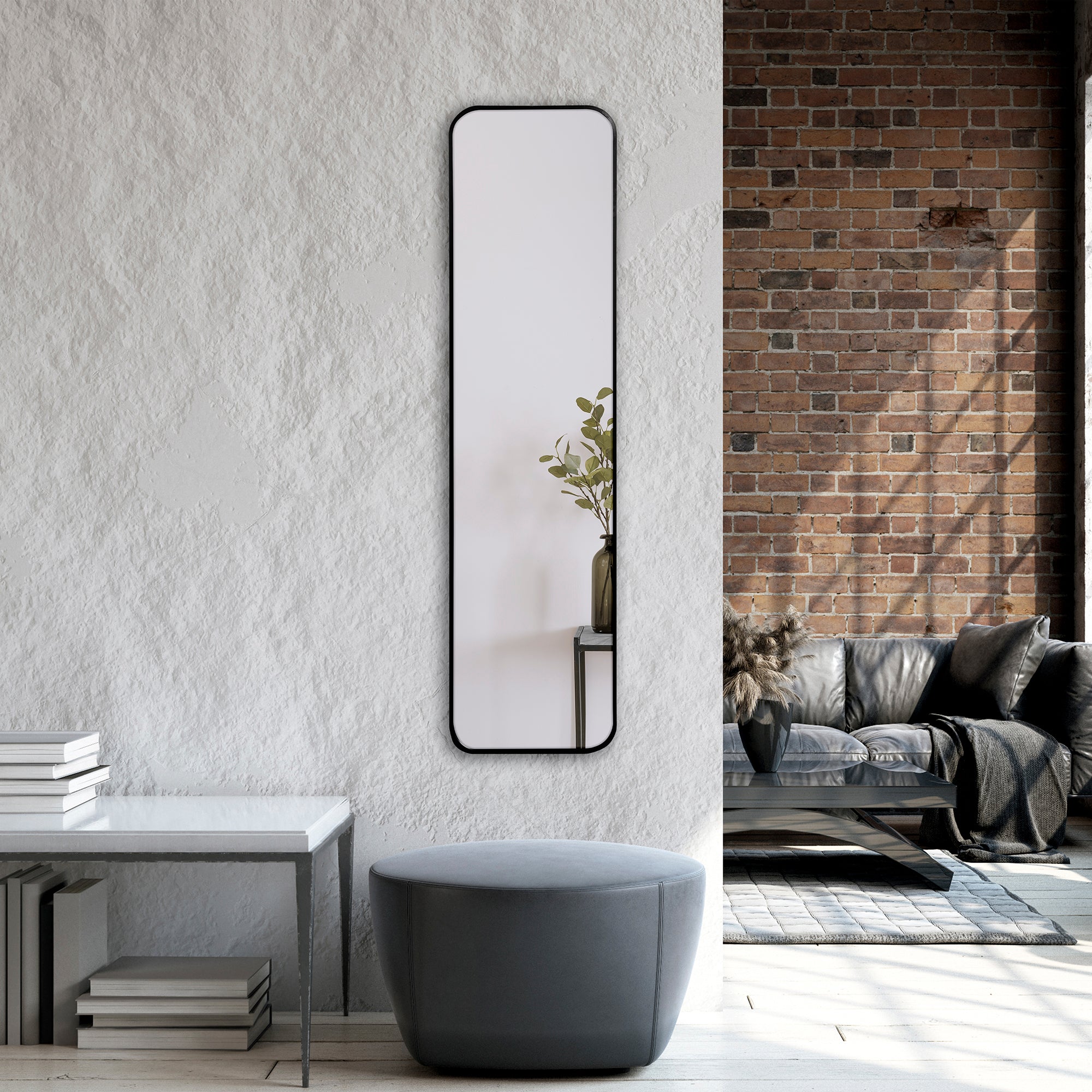 Elle 120Cm Rectangle Leaning Wall Mirror Mirrors